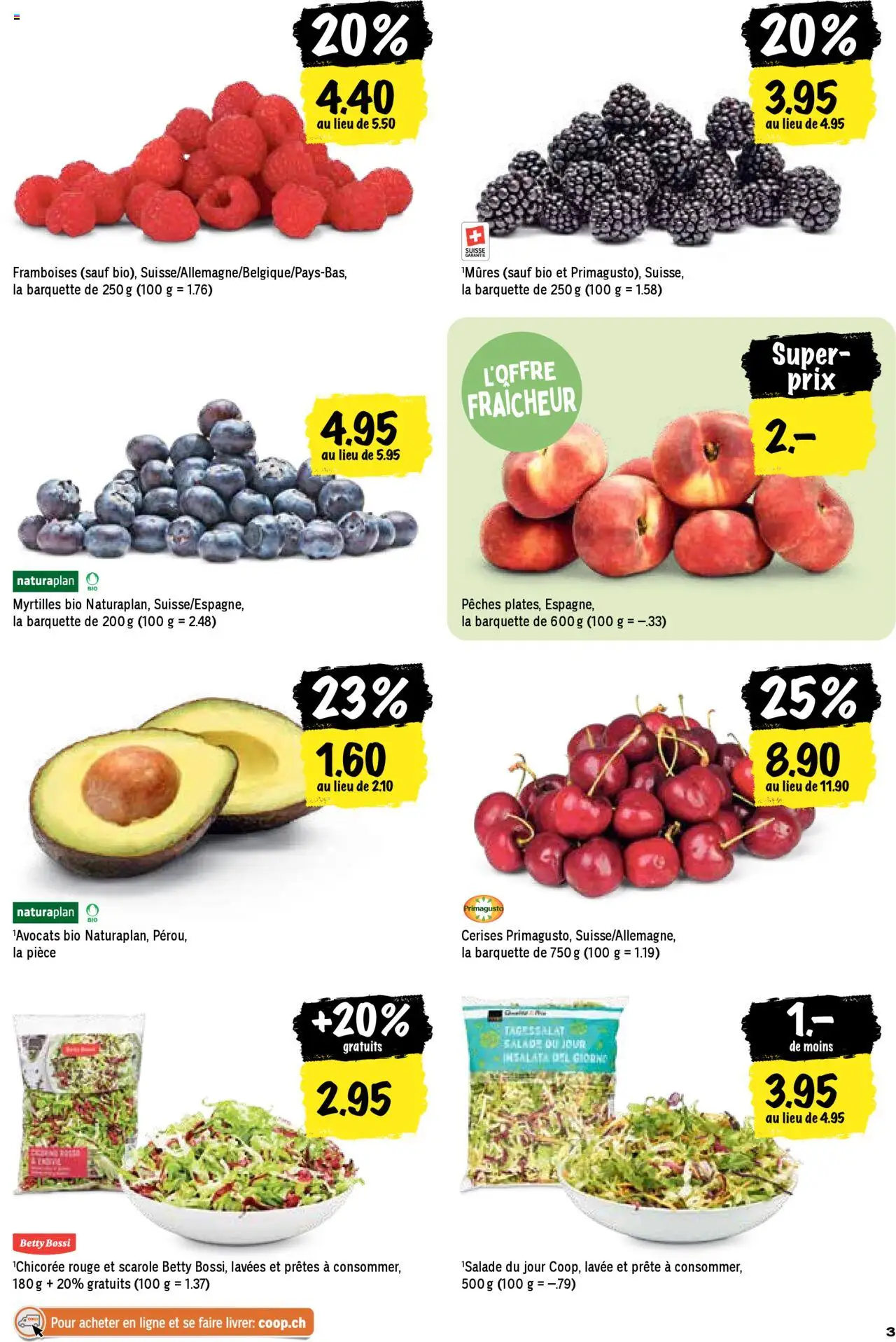 Coop - Les actions de la semaine ab 31.07.2025 | Seite: 3 | Produkte: Rouge