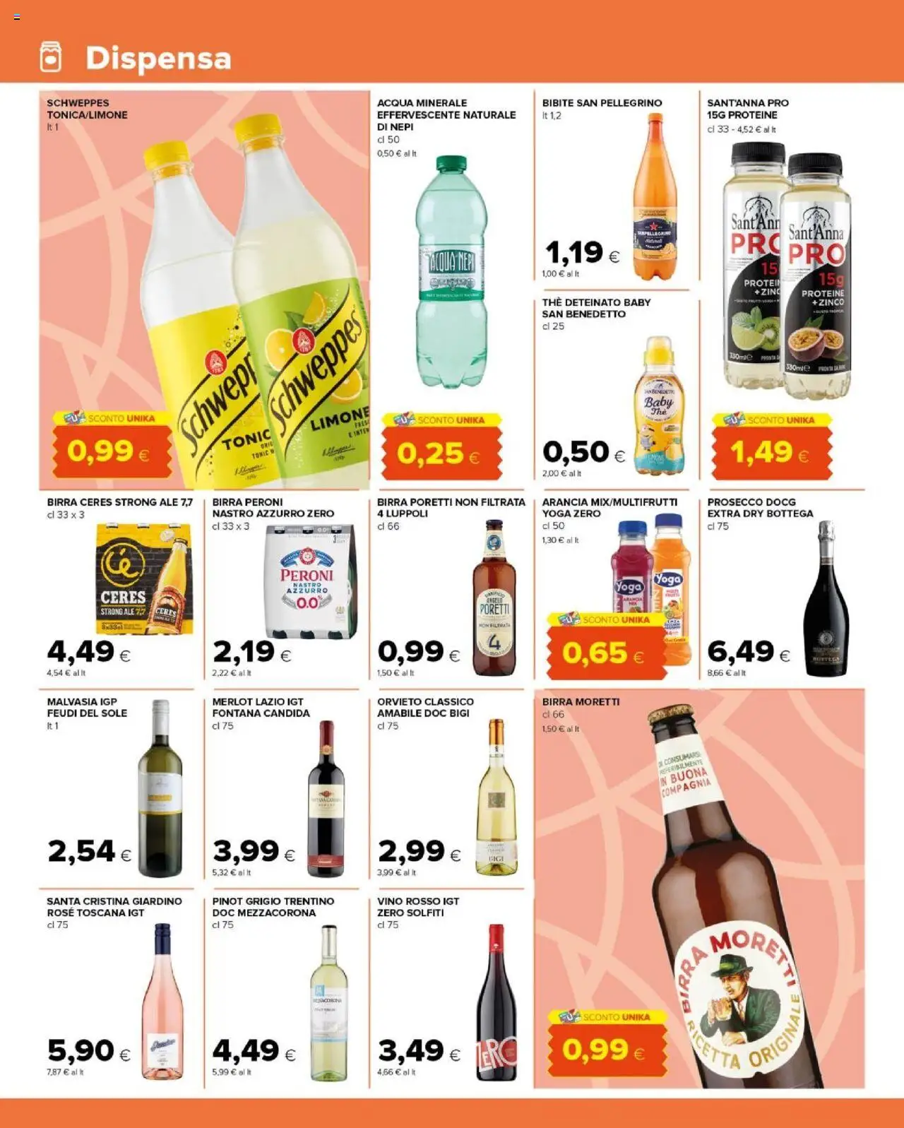 Volantino Tigre del 04.09.2025 | Pagina: 10 | Prodotti: Vino, Ceres, The, Acqua minerale