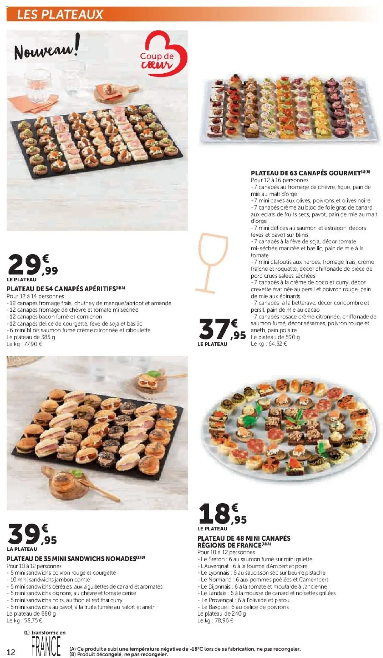 {H1} | Page: 12 | Produits: Persil, Truite fumée, Fromage de chèvre, Crème