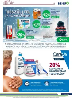 BENU Gyógyszertárak Akciós újság - amely érvényes a következő dátumtól: 01.12.2025 | Oldal: 25