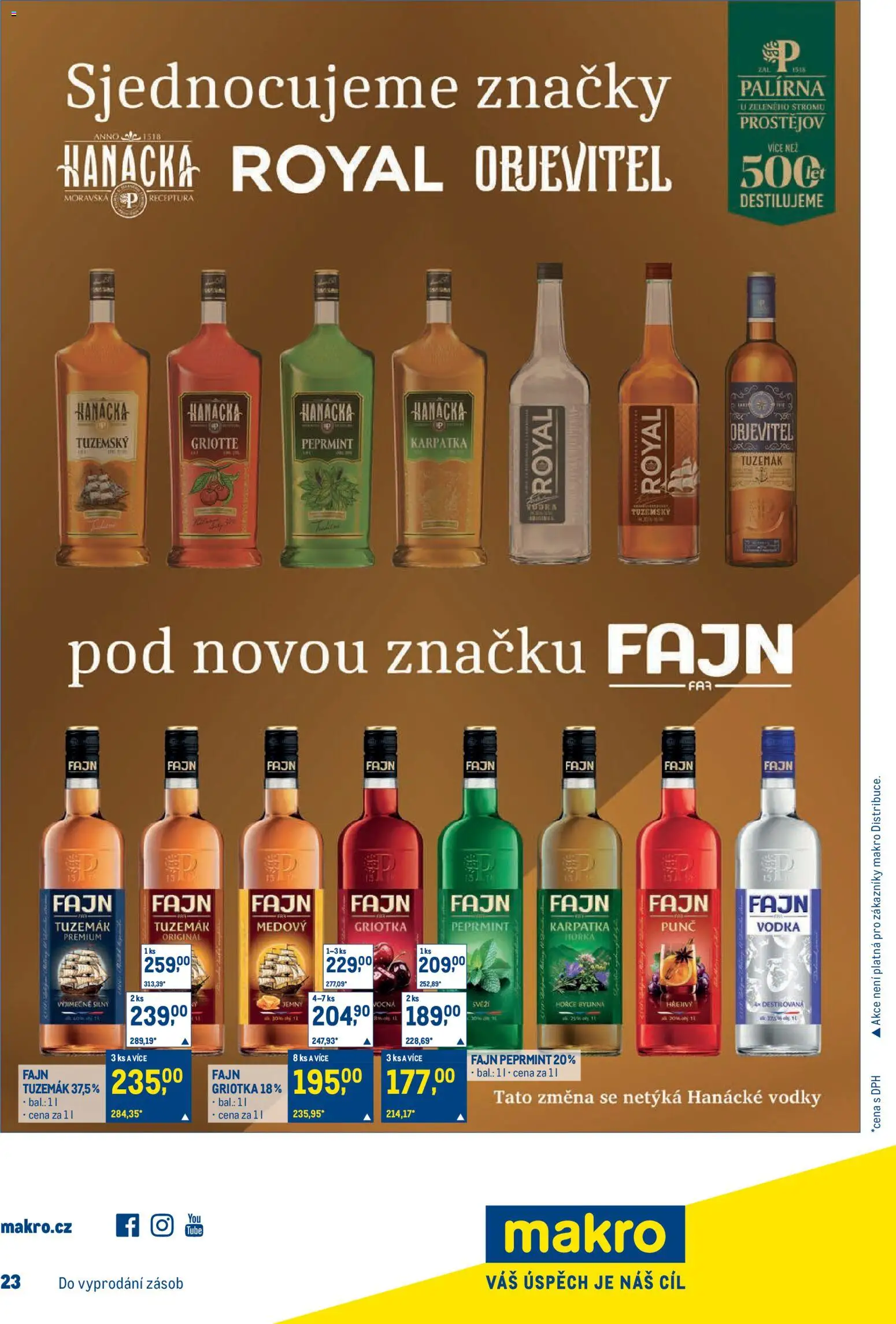 Makro leták - Pro milovníky jídla od 22.10.2025 | Strana: 30 | Produkty: Vodka, Griotka, Tuzemák