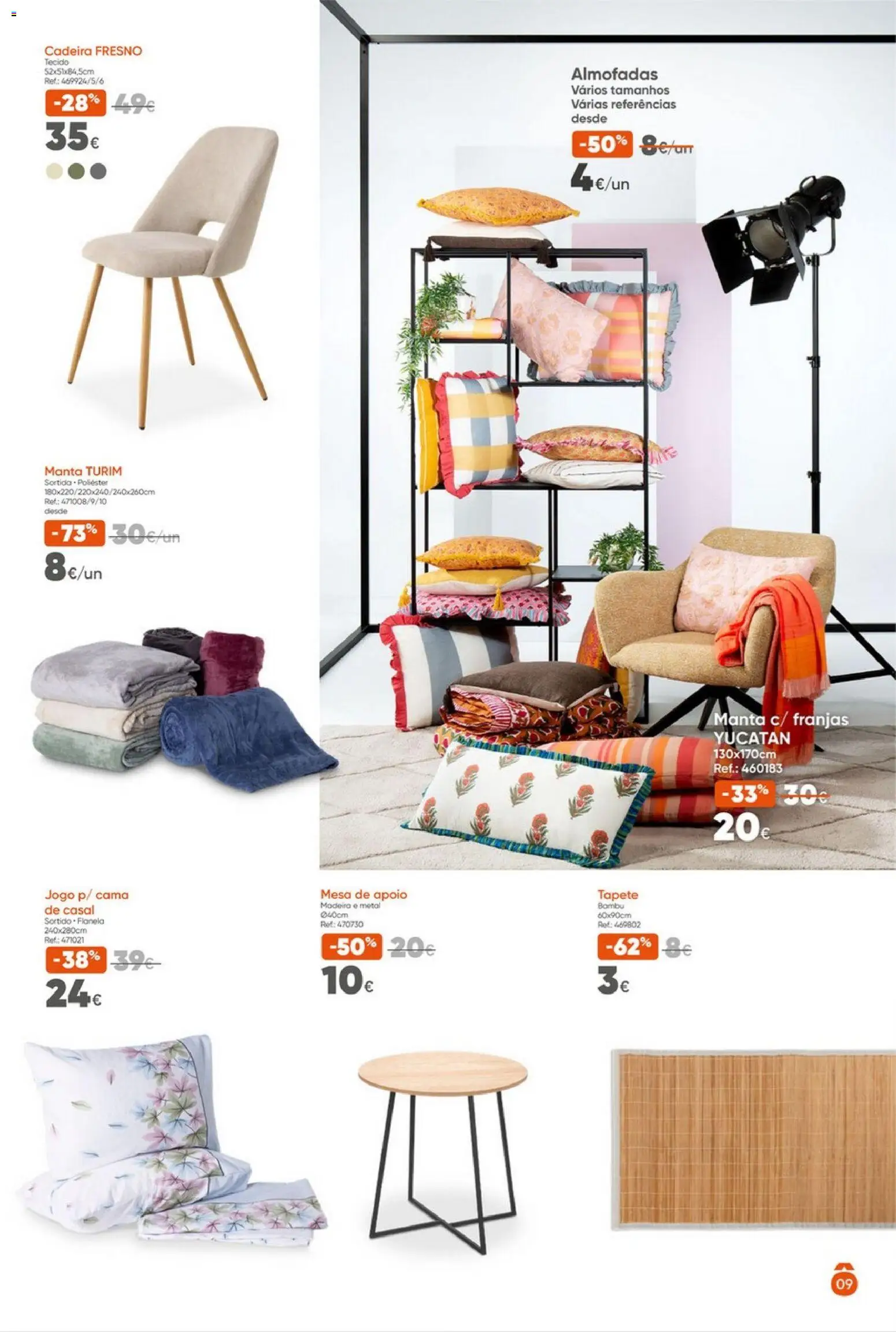 Hôma Catálogo │ válido de 09.01.2026 | Página: 9 | Produtos: Cama, Mesa, Cadeira, Tapete