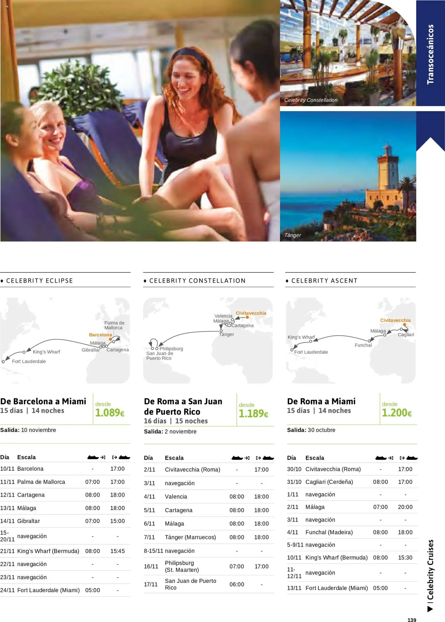 Viajes El Corte Inglés Cruceros marítimos │ válido desde el 01.01.2026 | Página: 140 | Productos: Navegación