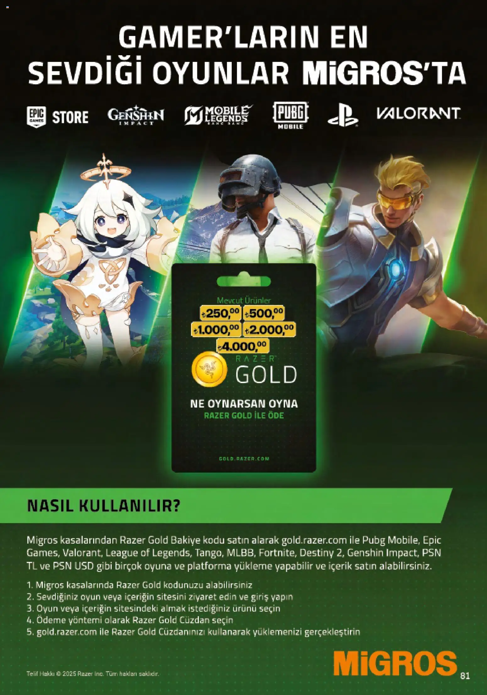 Migros Katalog - 5M Migroskop Dijital - 06.11.2025 tarihinden itibaren geçerlidir | Sayfa: 81 | Ürünler: Cüzdan, Oyun