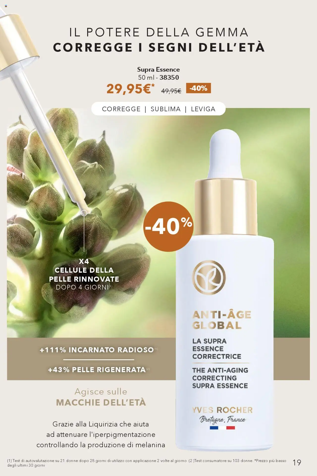 Volantino Yves Rocher del 17.10.2025 | Pagina: 19 | Prodotti: The