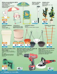 KTC - Katalog tehnike i posuđa - Pregled kataloga iz trgovine KTC, vrijedi od 01.04.2026 | Stranica: 24 | Proizvodi: Baterija, Svjetiljka, Bušilica, Adapter