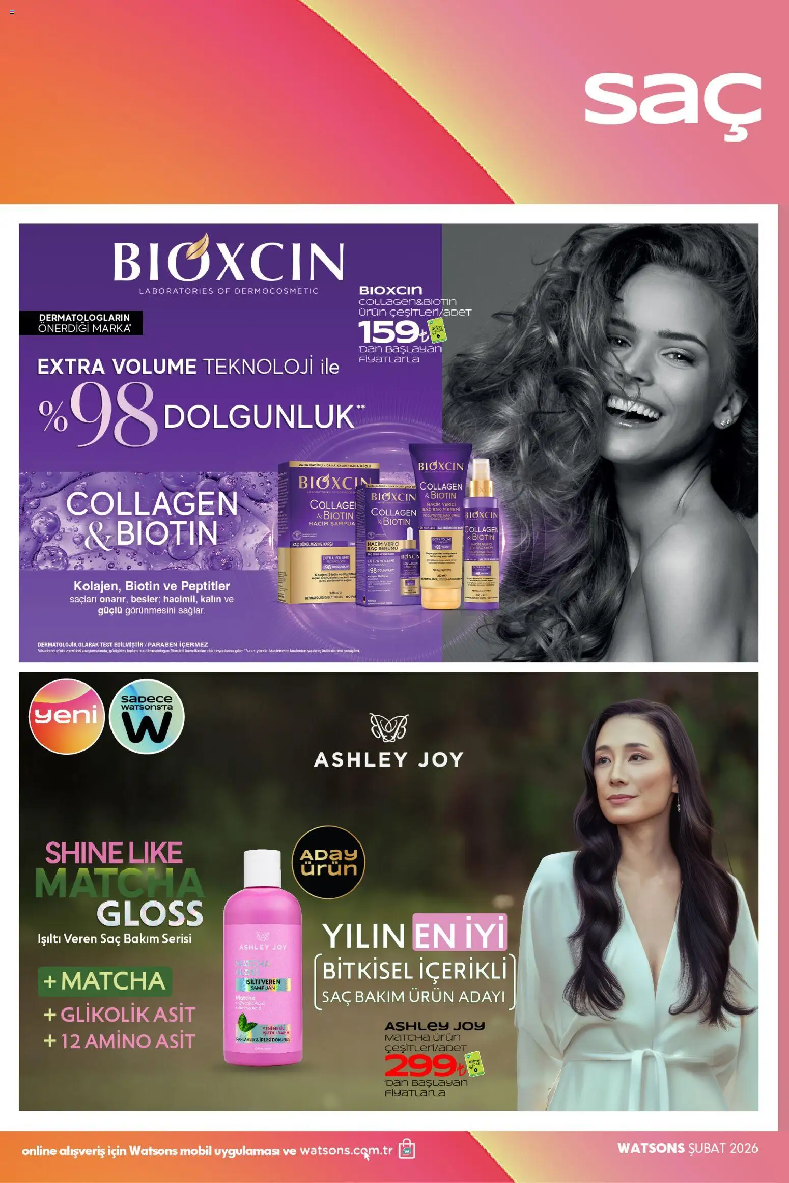 Watsons Katalog - 29.01.2026 tarihinden itibaren geçerlidir | Sayfa: 39 | Ürünler: Şampuan, Krem