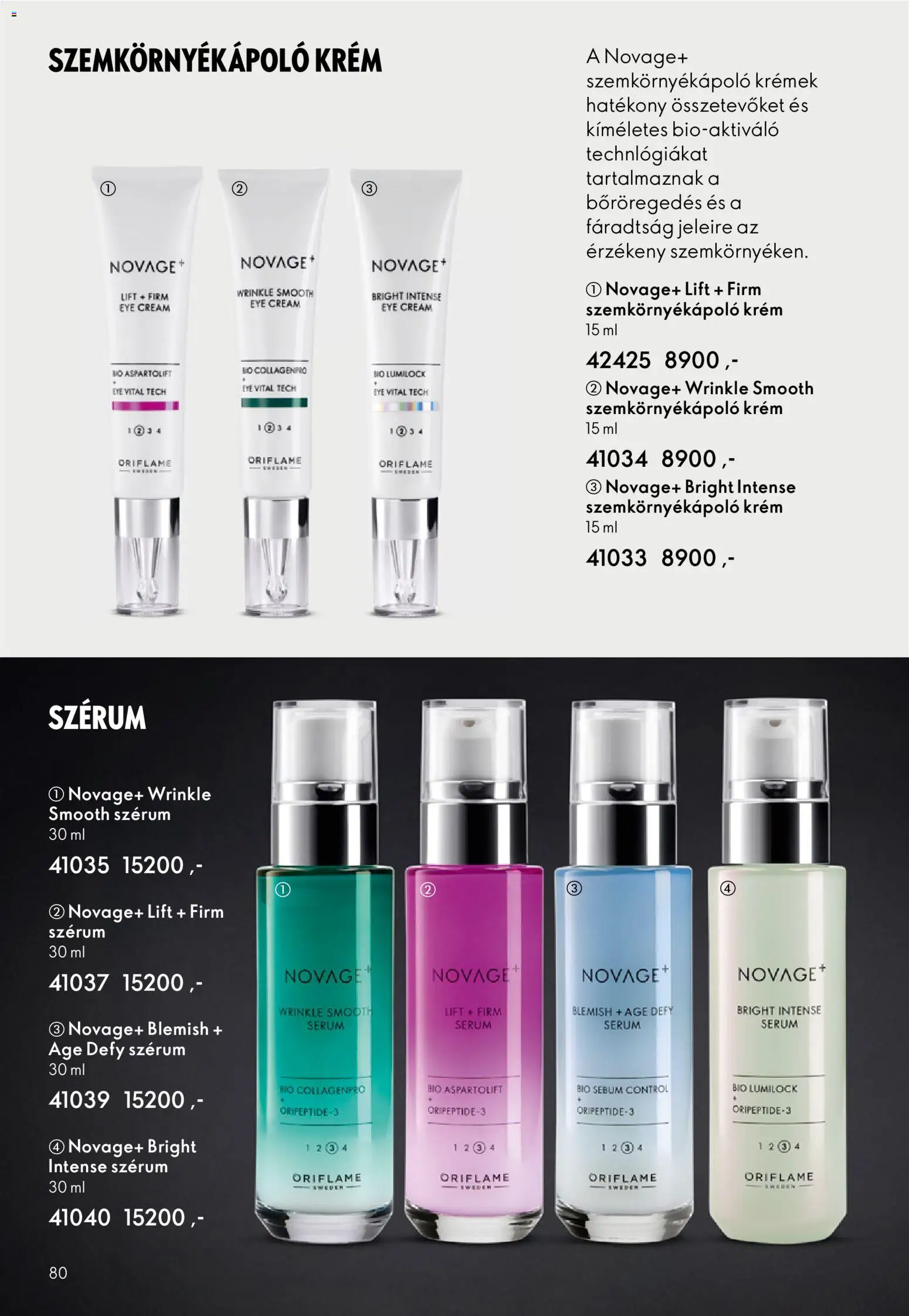 Oriflame akciós ujság - amely érvényes a következő dátumtól: 22.10.2025 | Oldal: 80 | Termékek: Szemkörnyékápoló