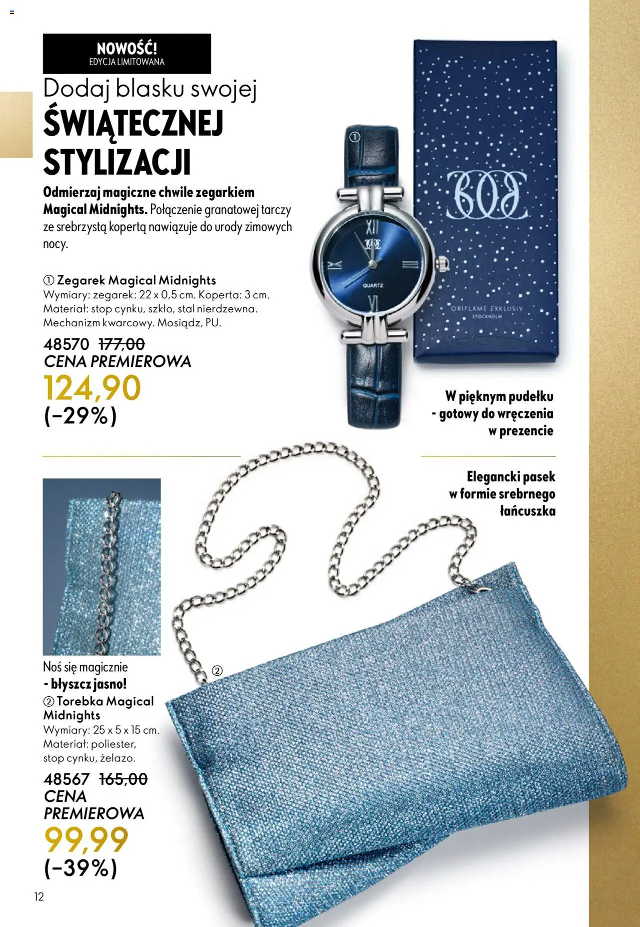 Oriflame Black Friday od 12.11.2025 | Strona: 12 | Produkty: Zegarek, Torebka, Pasek