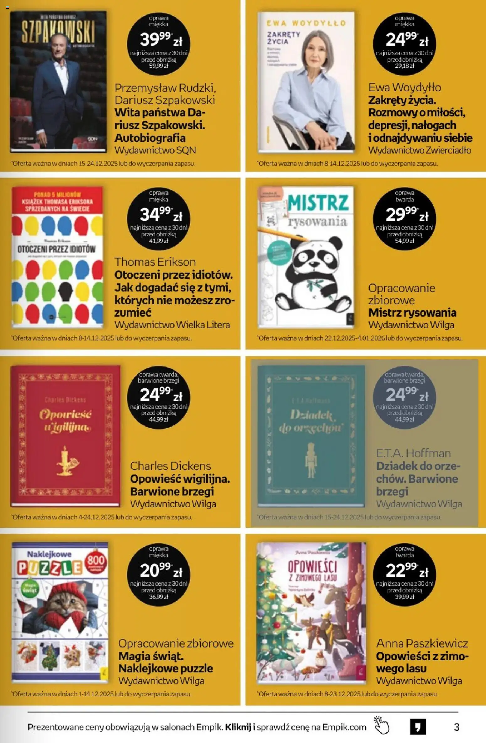 Empik promocje - Tom kultury Książki od 10.12.2025 | Strona: 3
