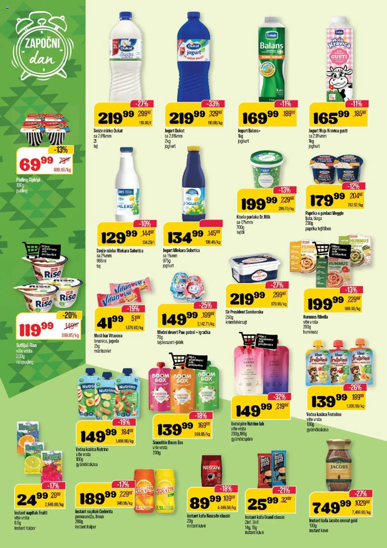 Senta Promet katalog - važi od 13.08.2025 | Strana: 4 | Proizvode: Puding, Cedevita, Paprika, Paprika u pavlaci