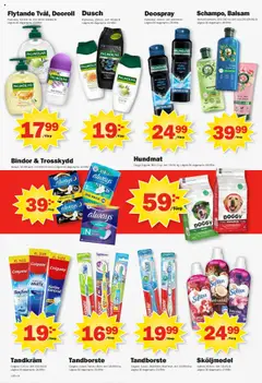 Pekås reklamblad aktuell från 25.08.2025 | Sida: 6 | Produkter: Trosskydd, Tandkräm, Tandborste, Sköljmedel