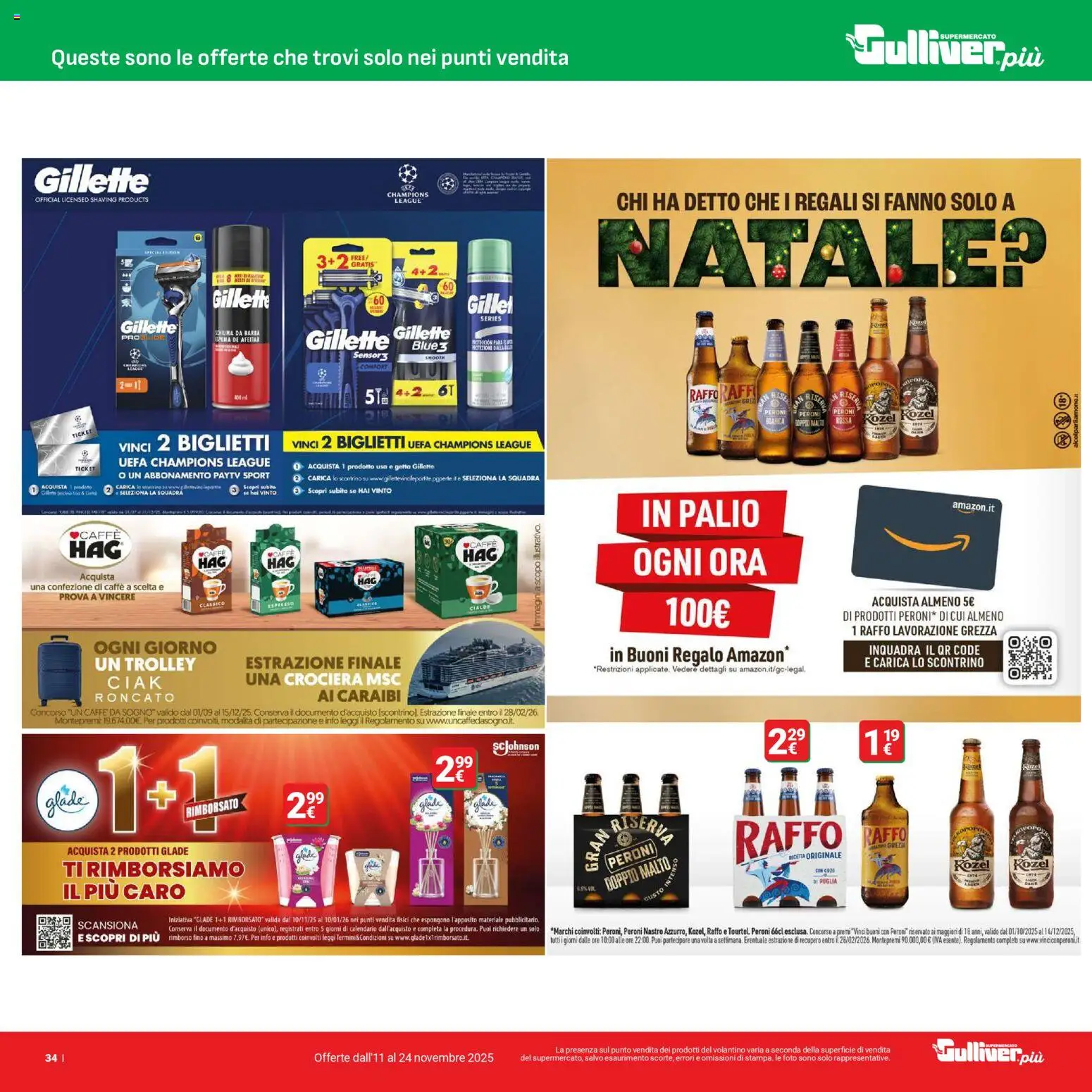 Volantino Gulliver del 11.11.2025 | Pagina: 34 | Prodotti: Caffè, Trolley
