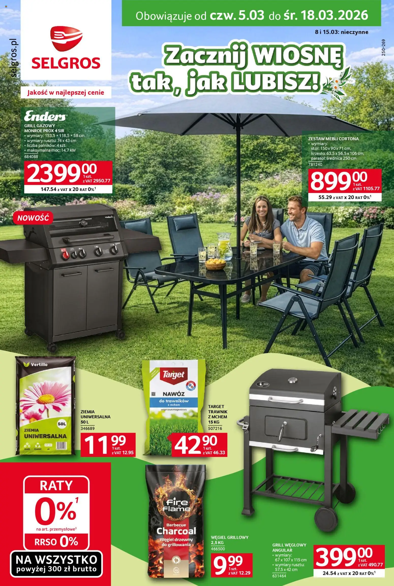 Selgros cash&carry gazetka - Ogród od 05.03.2026 | Strona: 1