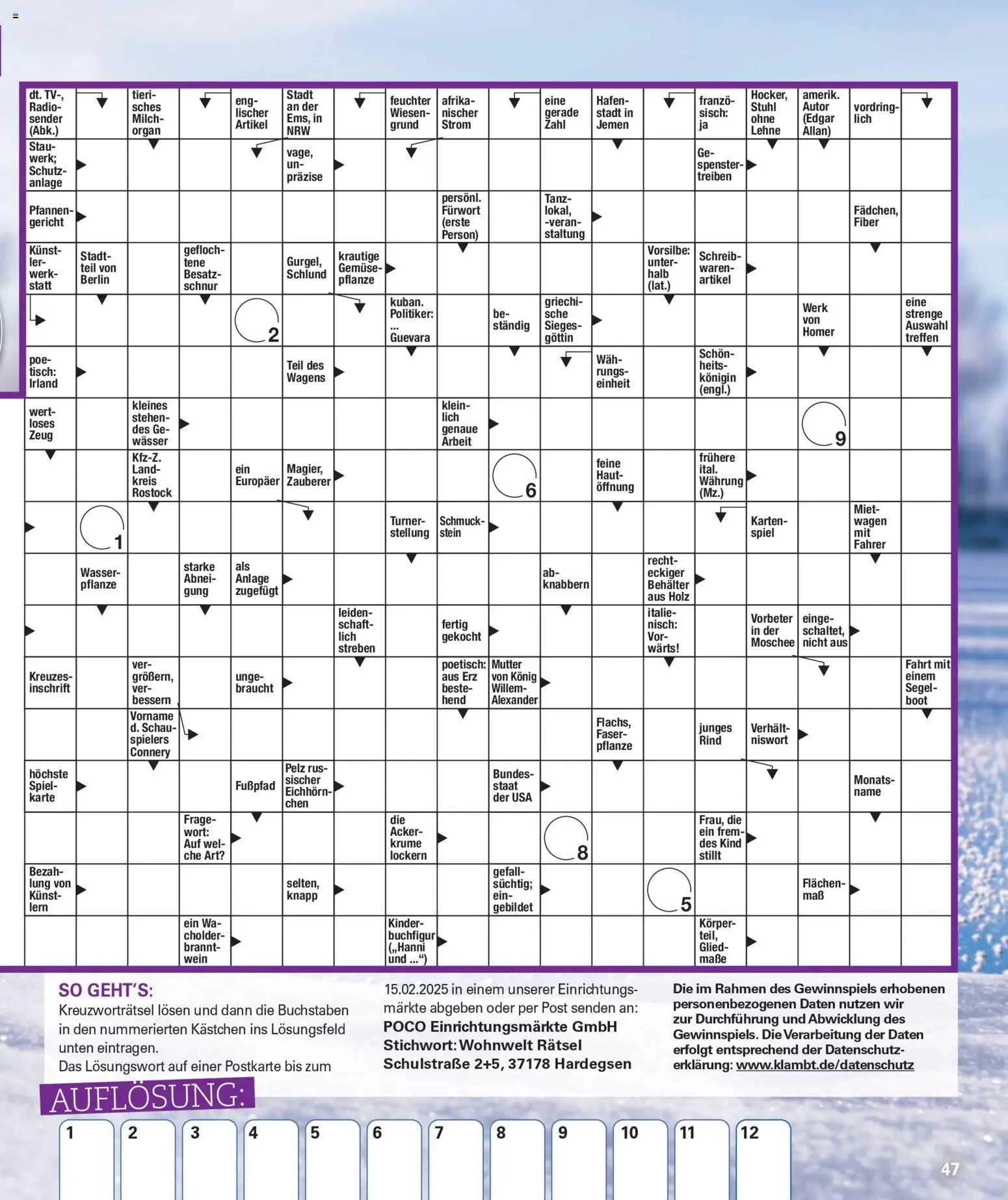 Poco Wohnwelt Winter 2025 – gültig ab 01.12.2025 | Seite: 47
