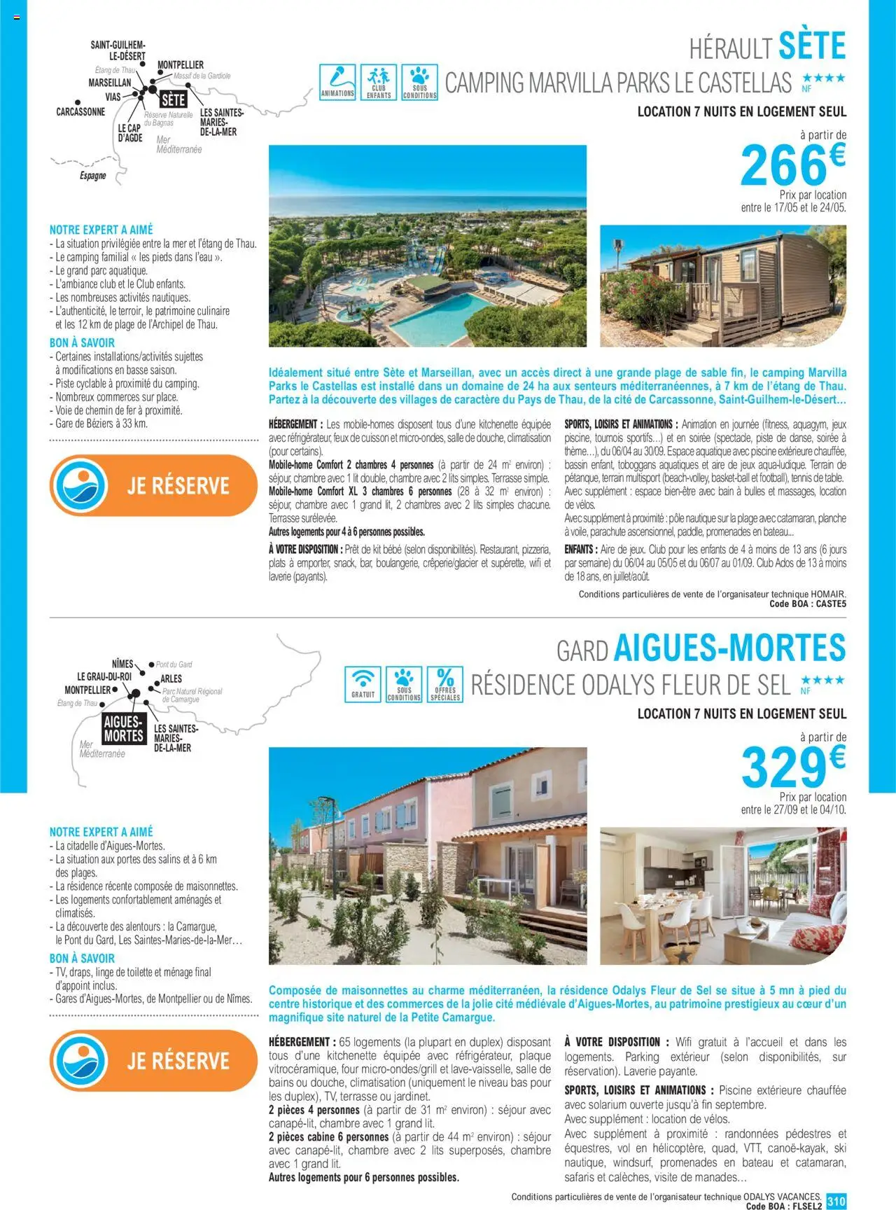  | Page: 310 | Produits: Climatisation, Sel, Lit, Portes