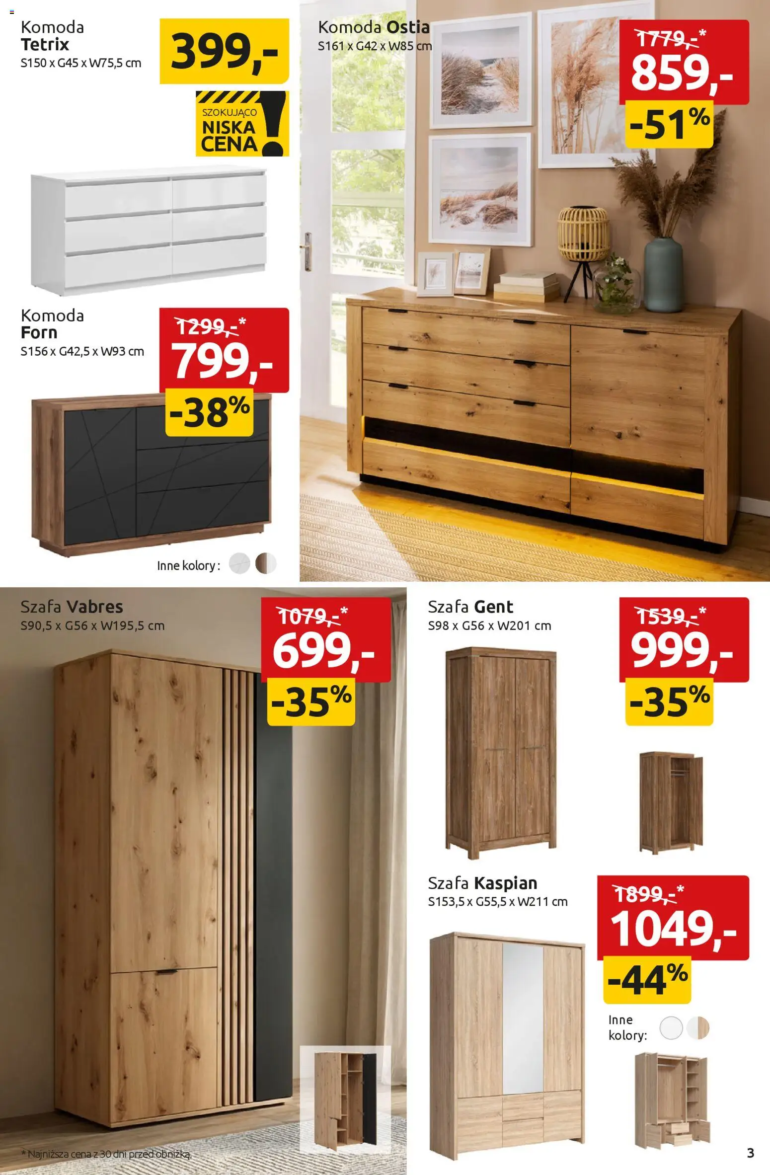 Black Red White promocje od 27.04.2026 | Strona: 3 | Produkty: Szafa, Komoda