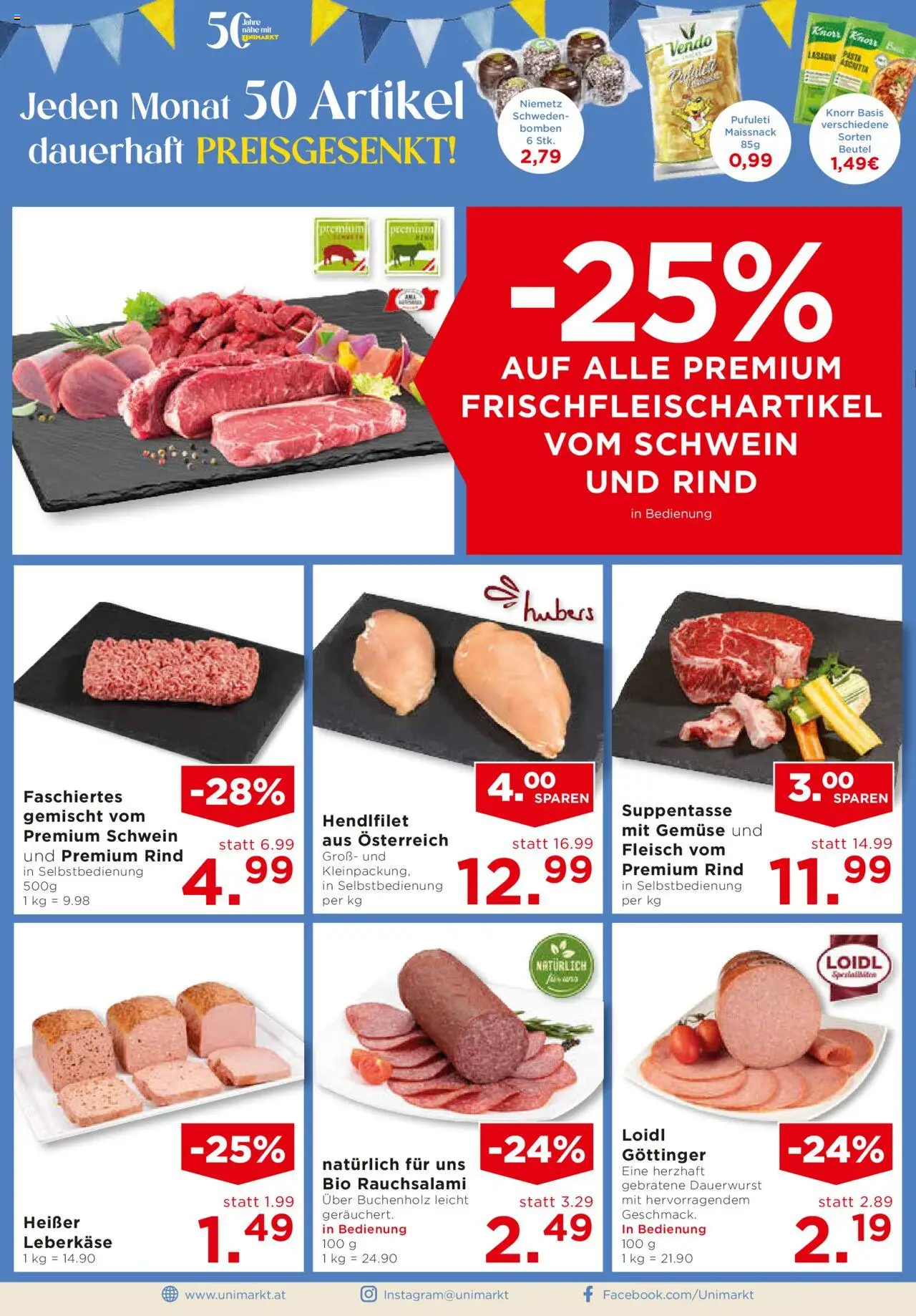 Unimarkt Süd gültig ab 01.10.2025 | Seite: 6 | Produkte: Gemüse