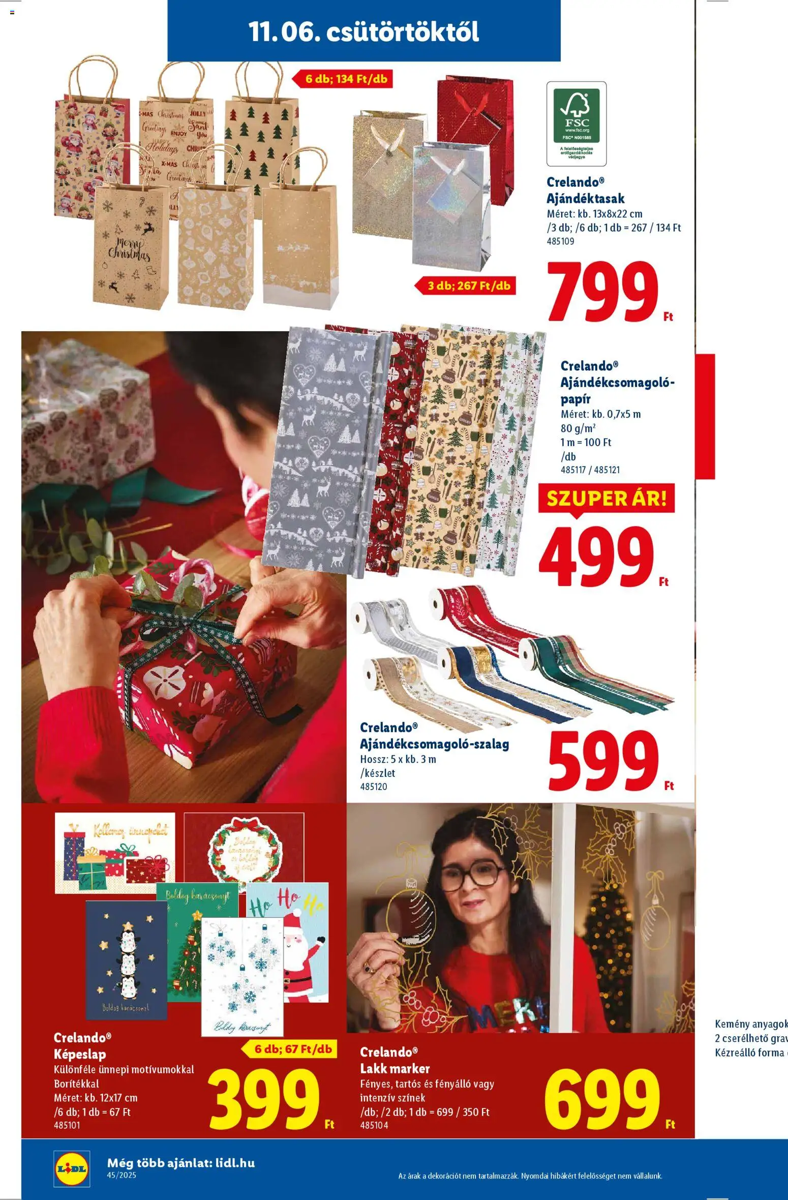 Lidl akciós ujság - amely érvényes a következő dátumtól: 06.11.2025 | Oldal: 12