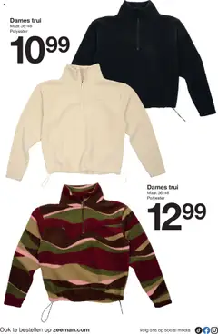 Zeeman - Folder - Voorbeeld van een folder van Zeeman, geldig van 11.10.2025 | Pagina: 4 | Producten: Trui
