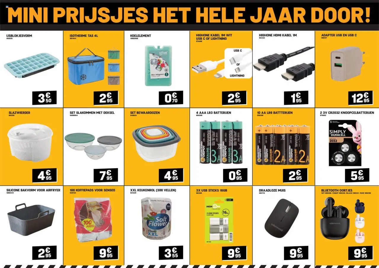  | Pagina: 3 | Producten: Usb, Pads, Batterijen, Koffiepads