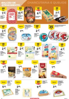 Pré-visualização QUEIJO CREME BARRAR PRESIDENT CAMEMBERT 55%/ BRIE, Queijo creme barrar President Camembert 55%/ Brie EMB.: 125 G válido de 19.03.2026 | Página: 6 | Produtos: Queijo creme, Frango, Cream cheese, Proteina