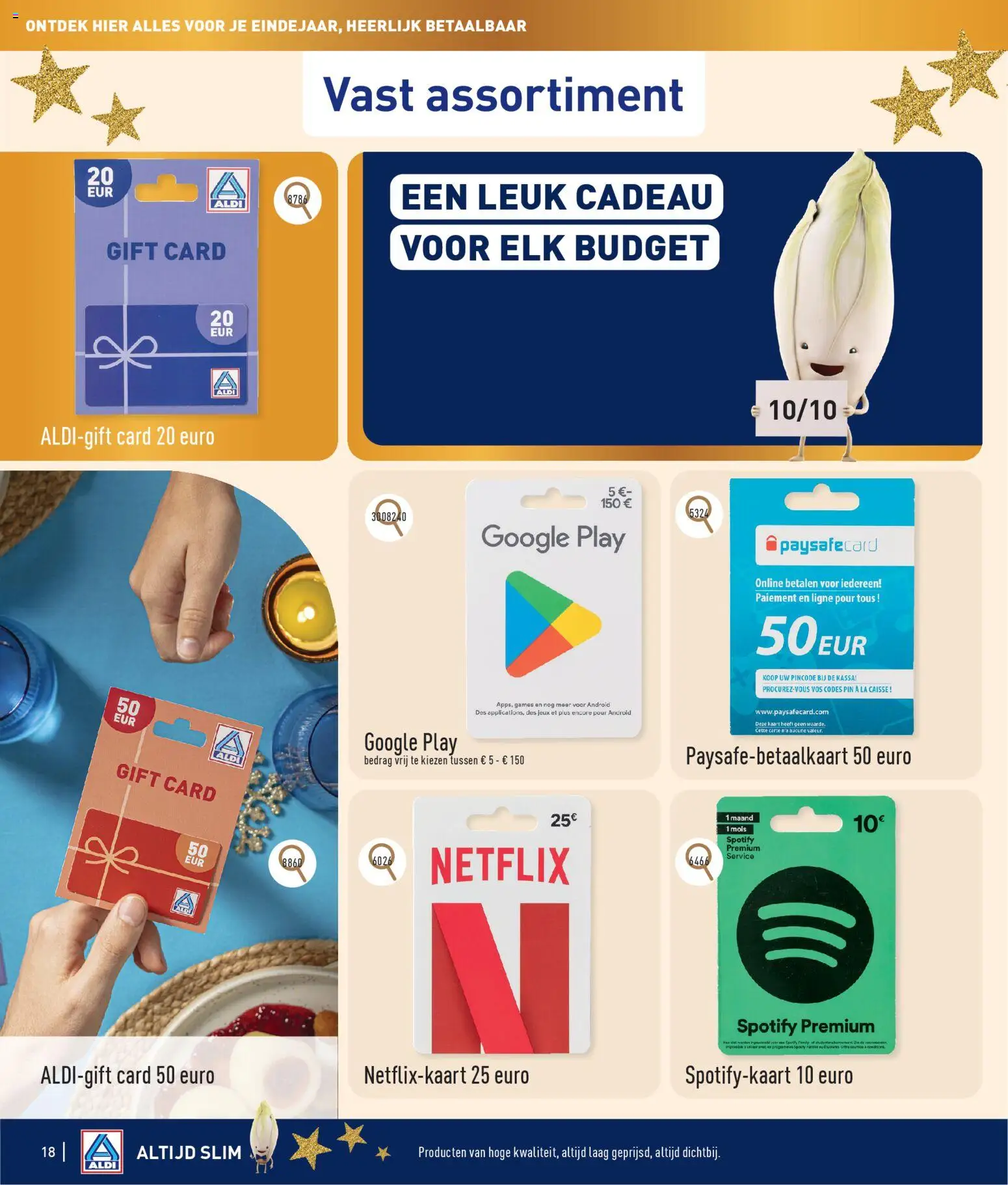 {H1} | Pagina: 18 | Producten: La, Pin, Kaart