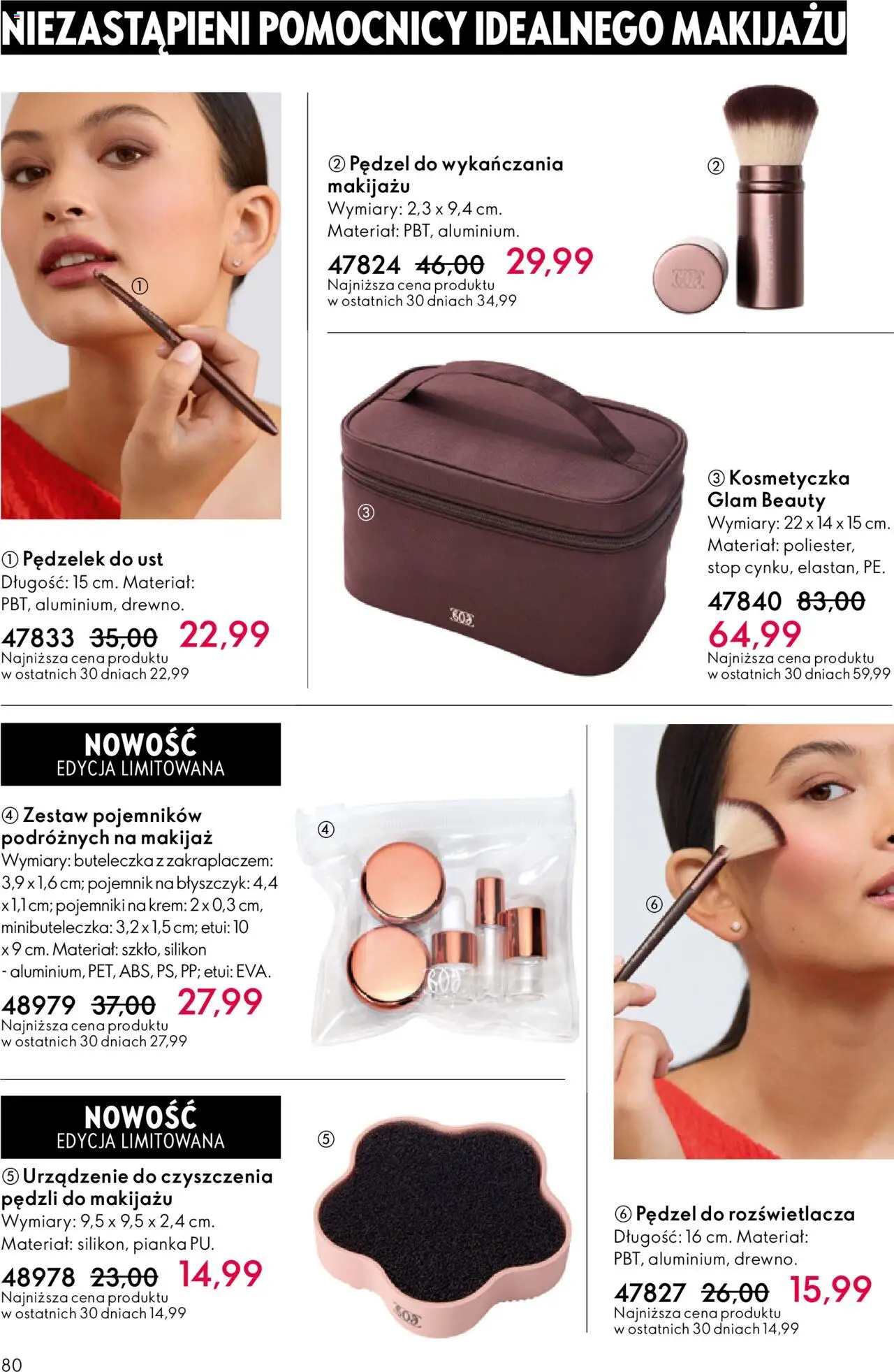 Oriflame Black Friday od 12.11.2025 | Strona: 80 | Produkty: Pędzel, Makijaż, Błyszczyk, Krem