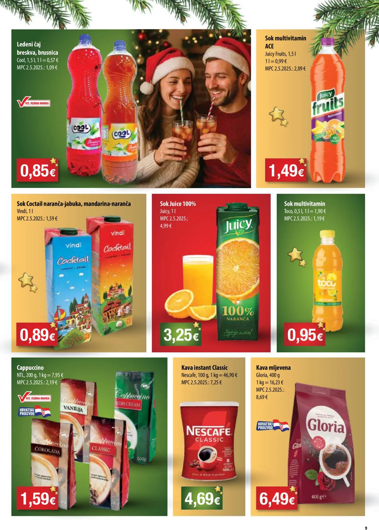 Bakmaz katalog | vrijedi od 10.12.2025 | Stranica: 9 | Proizvodi: Kava, Ledeni čaj, Čaj, Cappuccino