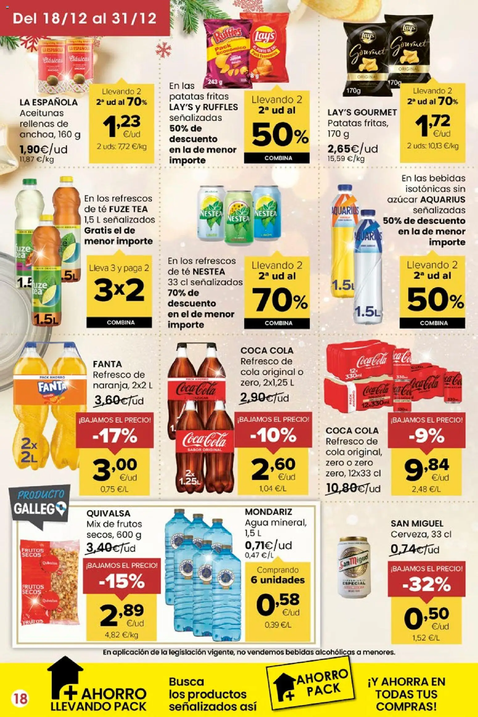 Eroski - Miramos por ti │ válido desde el 18.12.2025 | Página: 18 | Productos: Frutos secos, Té