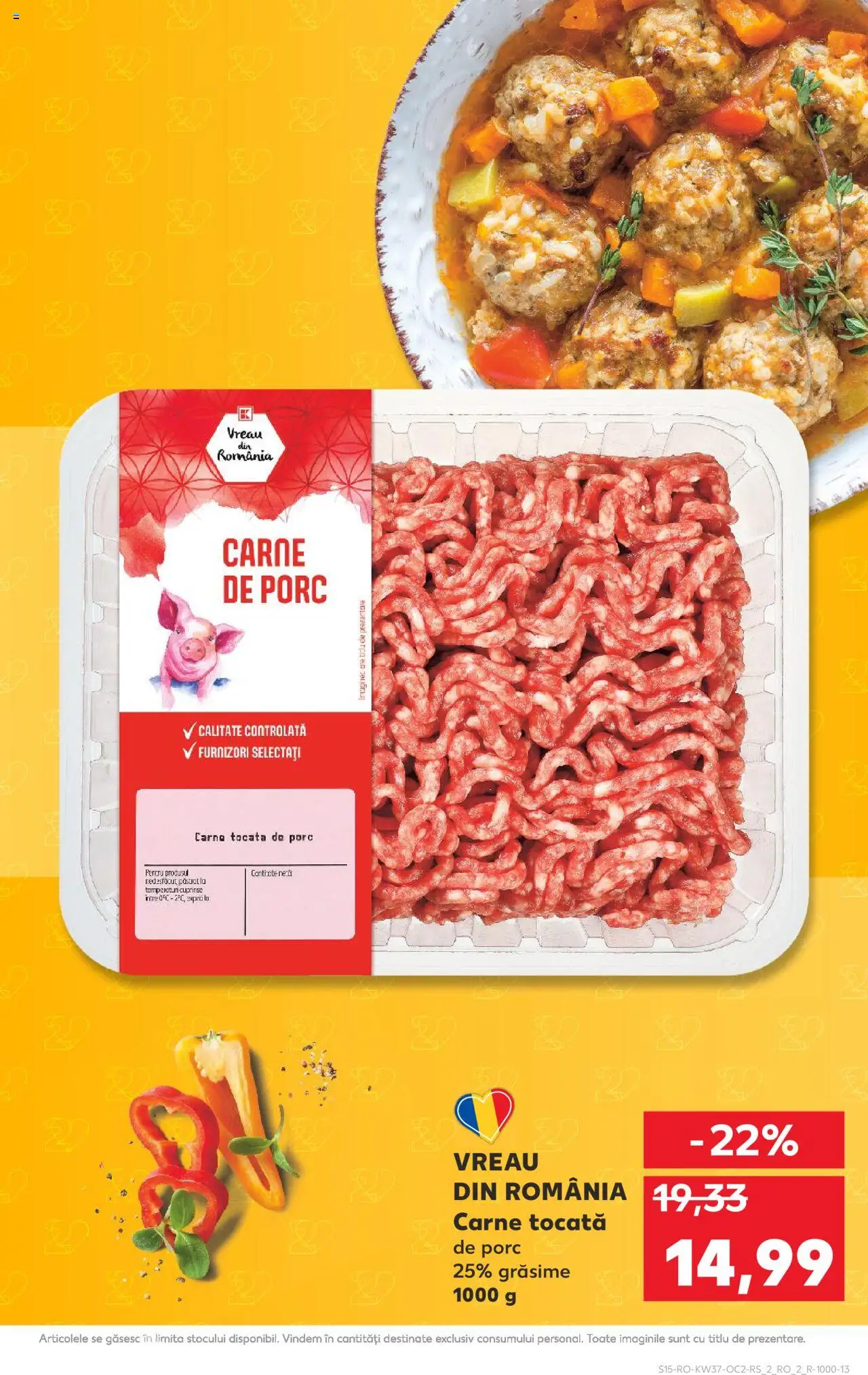 Kaufland RO akciós ujság - amely érvényes a következő dátumtól: 10.09.2025 | Oldal: 15