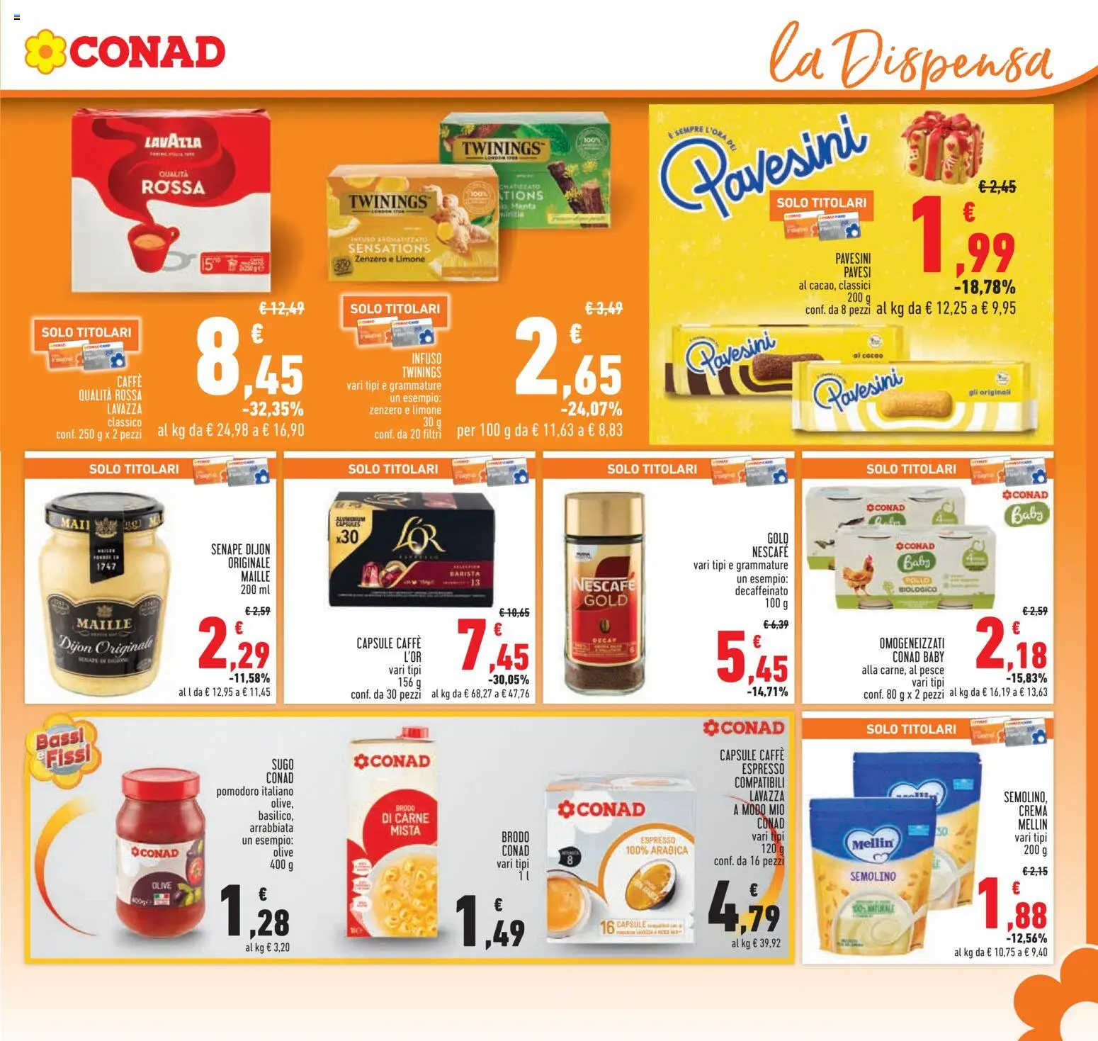Volantino Conad del 04.12.2025 | Pagina: 17 | Prodotti: Caffè, Pomodoro, Cacao, Lavazza