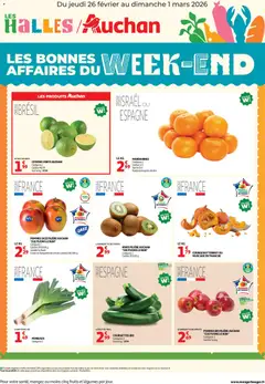 Auchan - Les bons plans du week-end dans votre hyper ! - Voorbeeld van een folder van Auchan, geldig van 26.02.2026