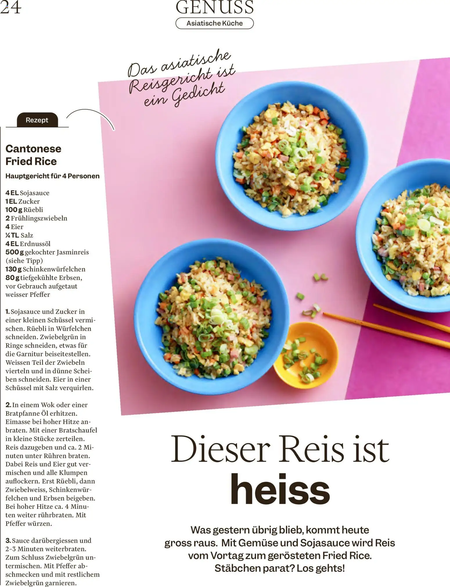 Migros Magazin – gültig ab 19.01.2026 | Seite: 24 | Produkte: Eier, Öl, Gemüse, Zwiebeln