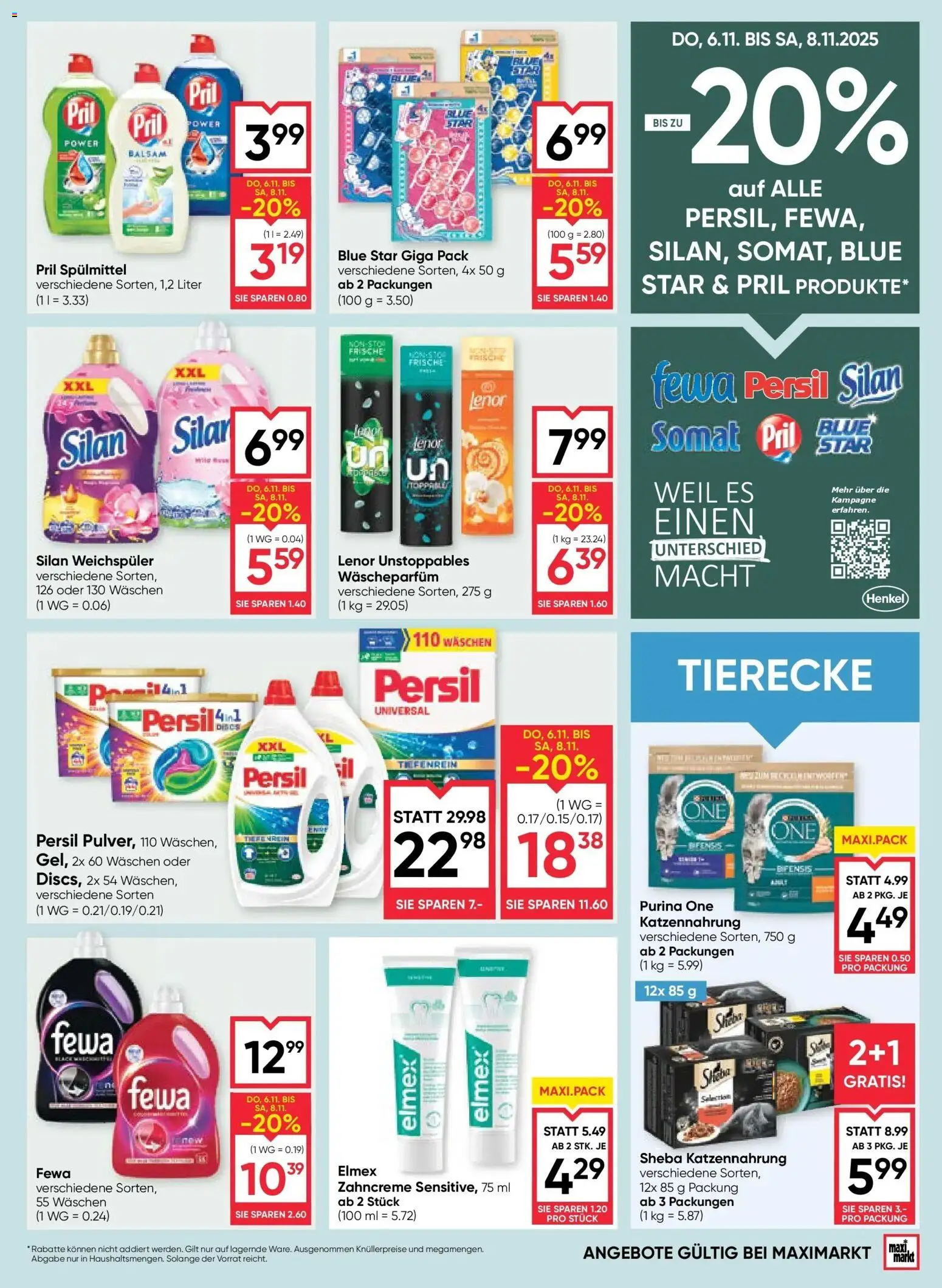 Maximarkt Anif, Bruck An Der Glocknerstraße gültig ab 06.11.2025 | Seite: 17 | Produkte: Weichspüler