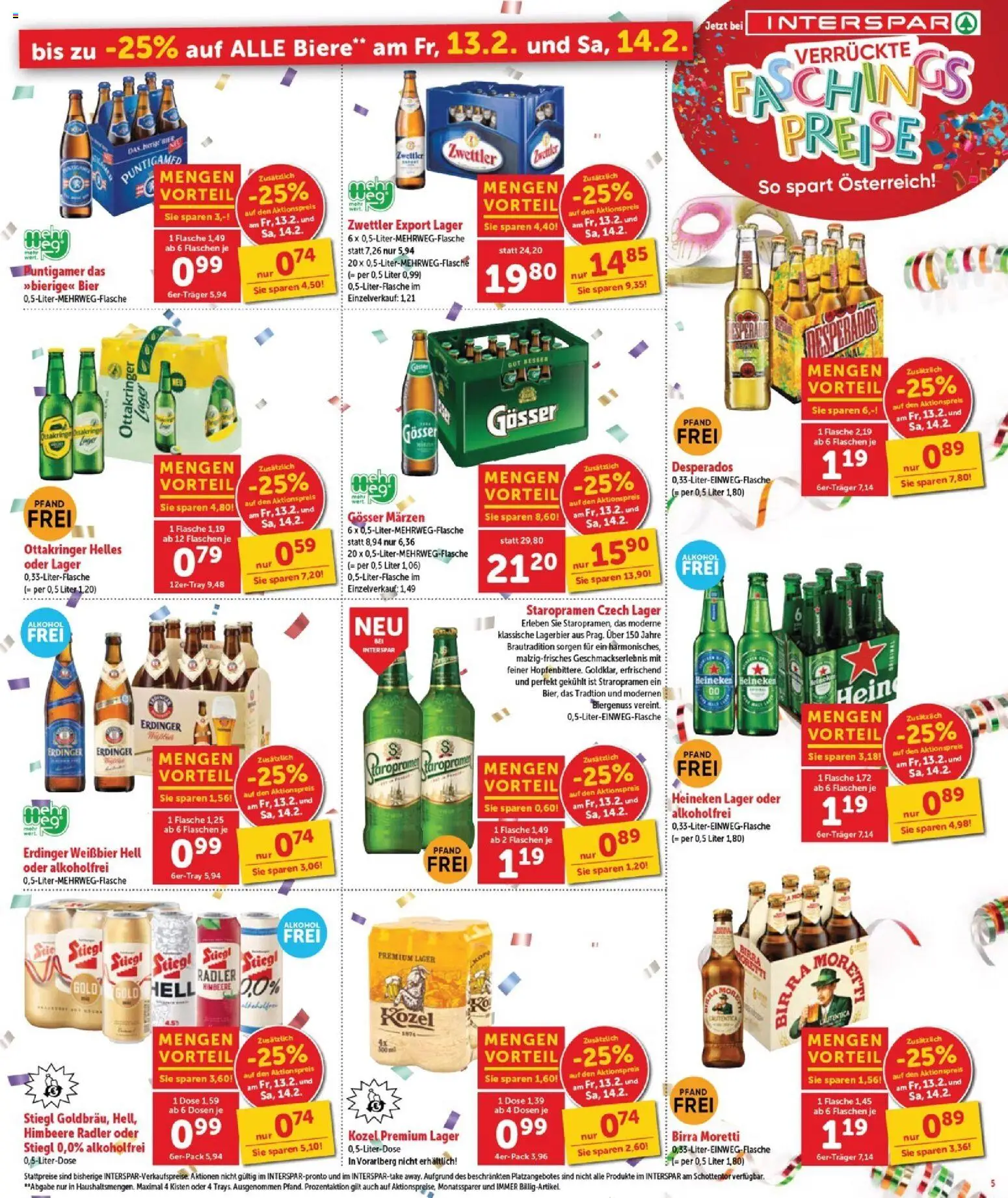 Interspar Flugblatt - Burgenland Nord gültig ab 12.02.2026 | Seite: 5 | Produkte: Himbeere, Bier