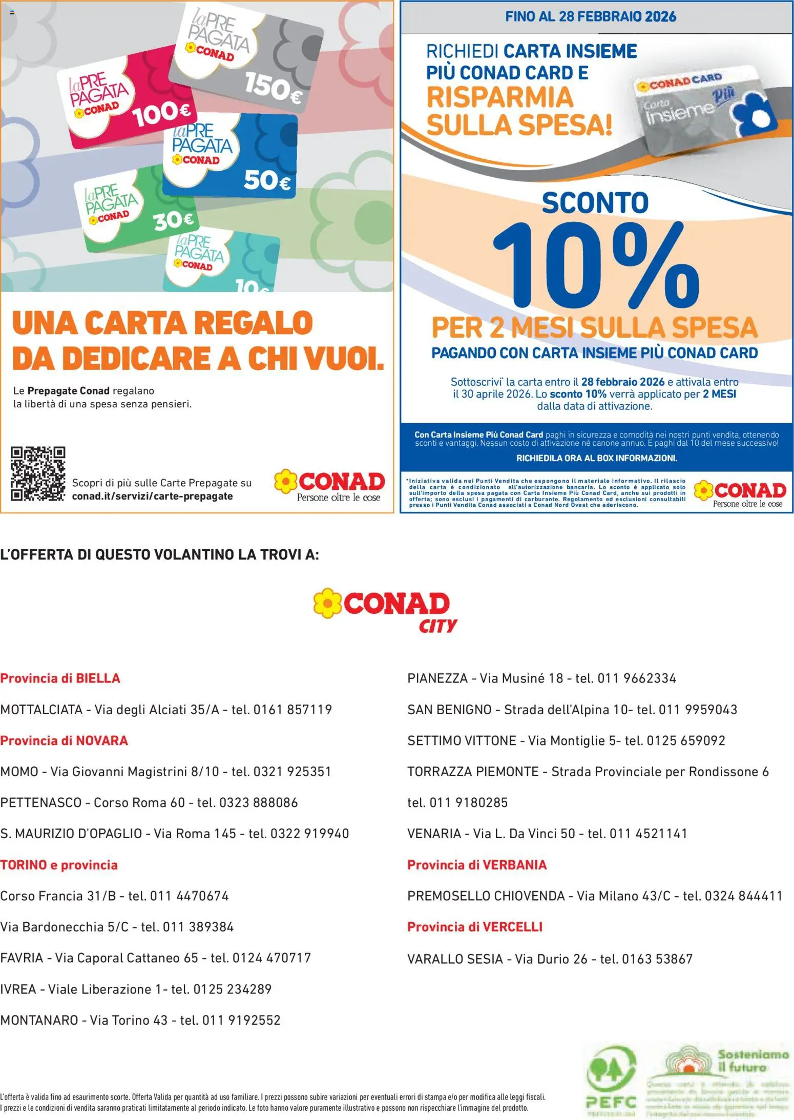 Volantino Conad del 26.02.2026 | Pagina: 8 | Prodotti: Data, Stampa