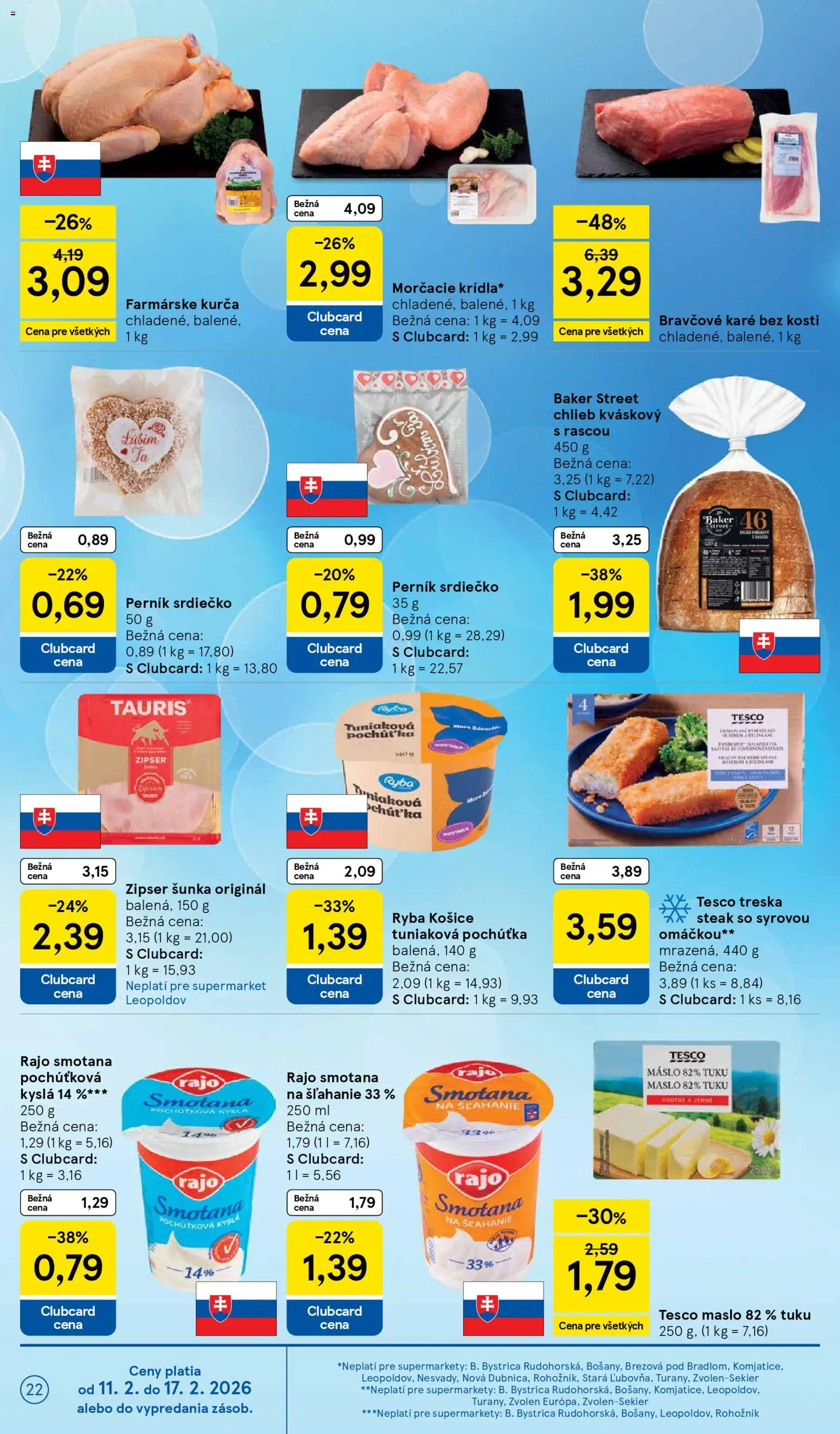 Nové Tesco akcie – leták je platný od 11.02.2026 | Strana: 22