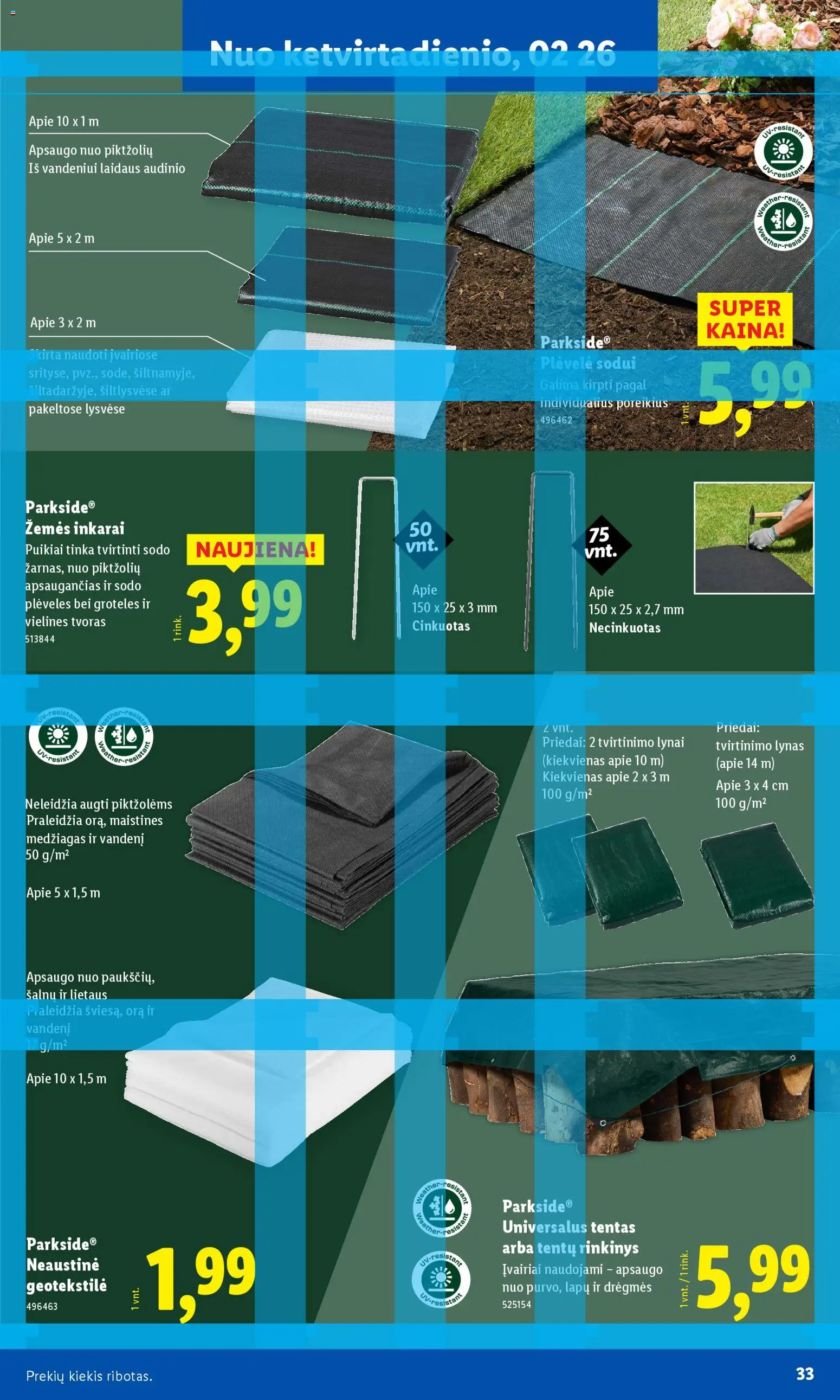 LIDL akcijos nuo 16.02.2026 | Puslapis: 21 | Prekių: Grotelės