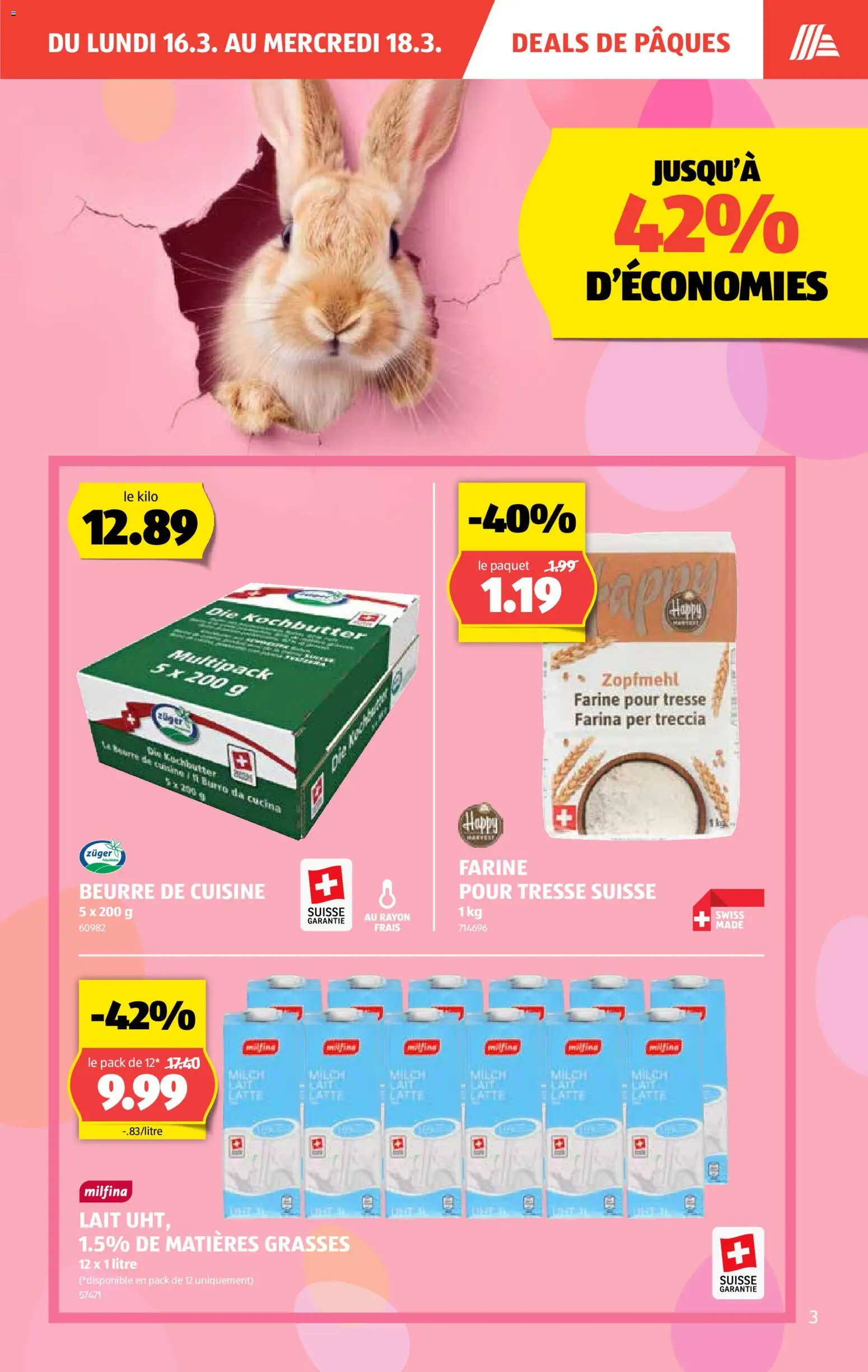 Aldi aktionen FR – gültig ab 12.03.2026 | Seite: 4 | Produkte: Milch