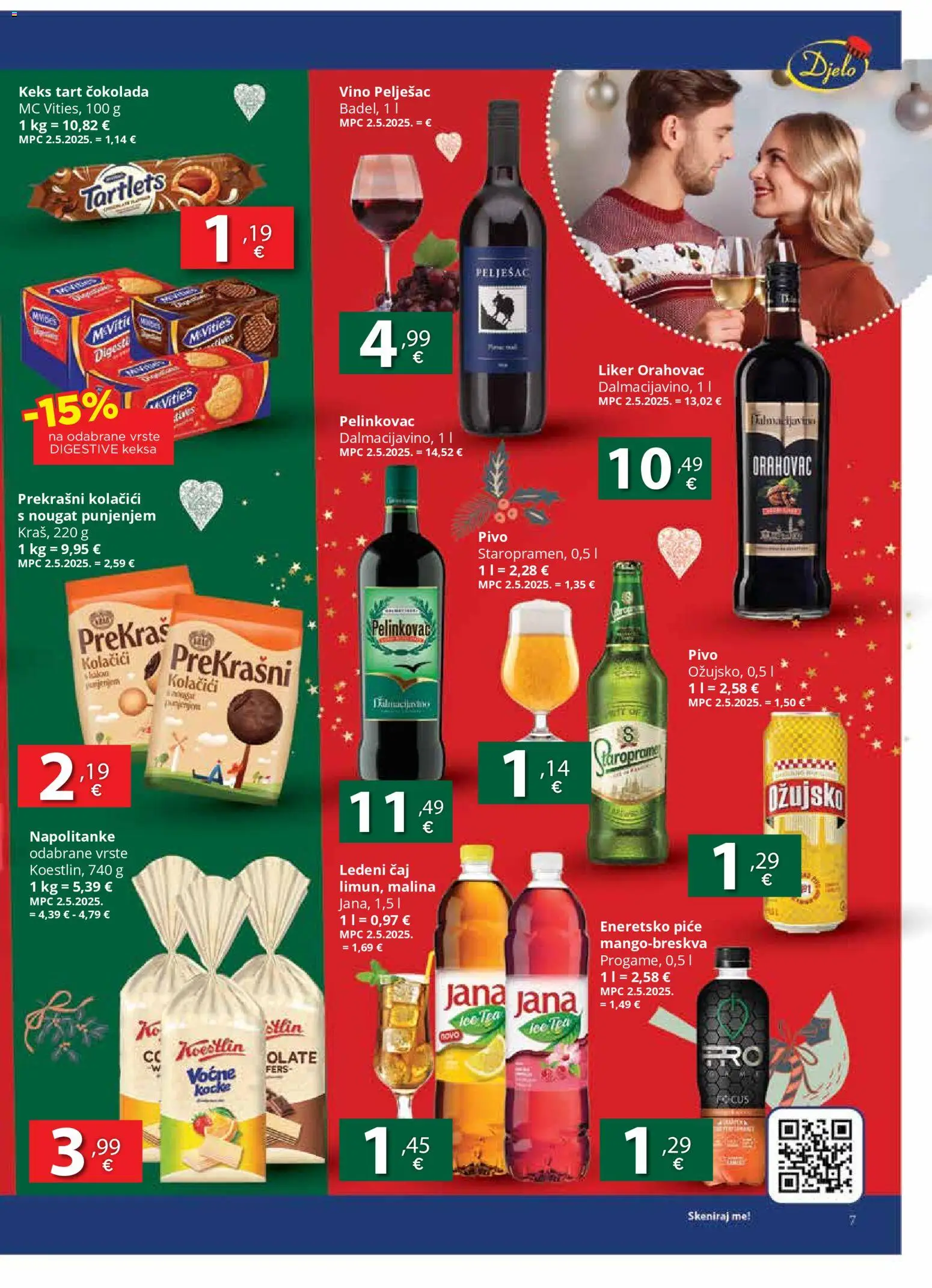 Djelo katalog | vrijedi od 26.11.2025 | Stranica: 7 | Proizvodi: Pelinkovac, Čokolada, Pivo, Kolačići