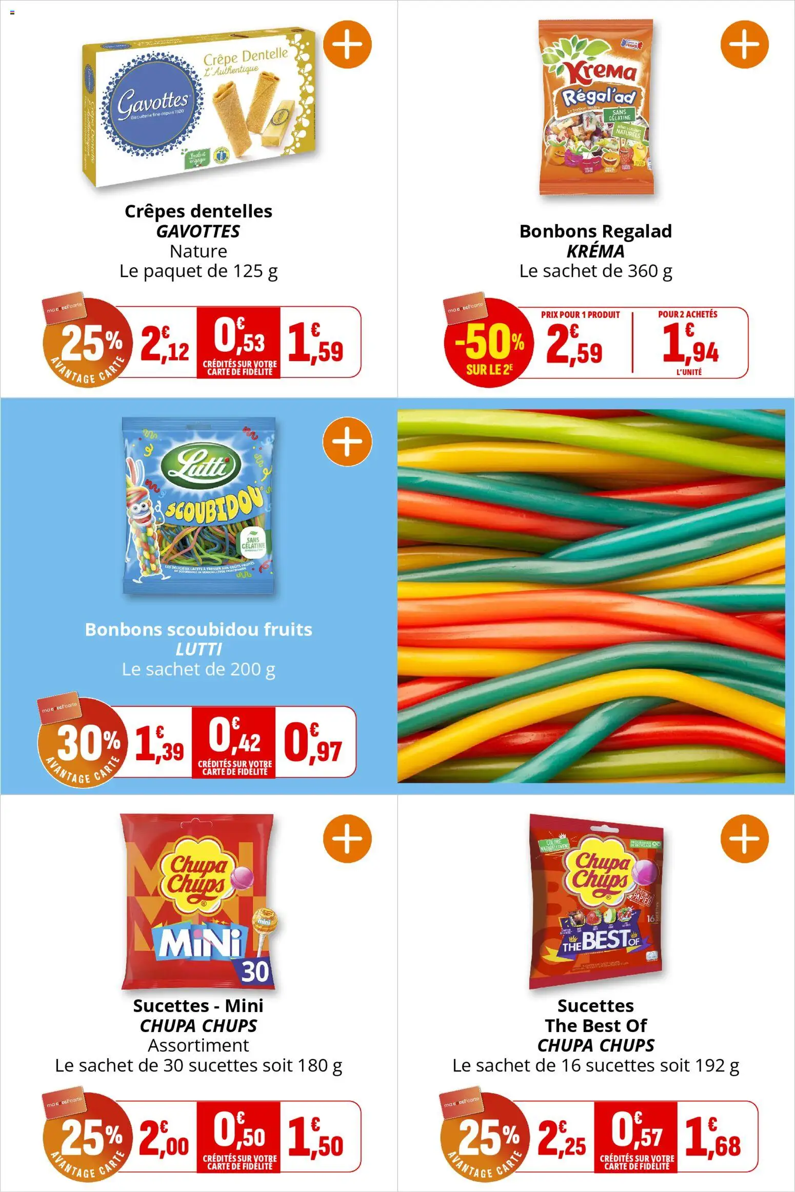 {H1} | Page: 26 | Produits: Thé, Bonbons, Chips, Gélatine