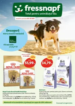 Catalog Fressnapf – previzualizare al pliantului de la Fressnapf valabil de la 10.07.2025