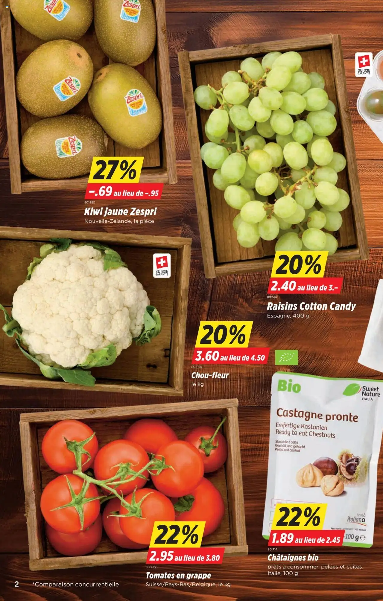 Denner Aktionen FR – gültig ab 09.09.2025 | Seite: 2 | Produkte: Kiwi