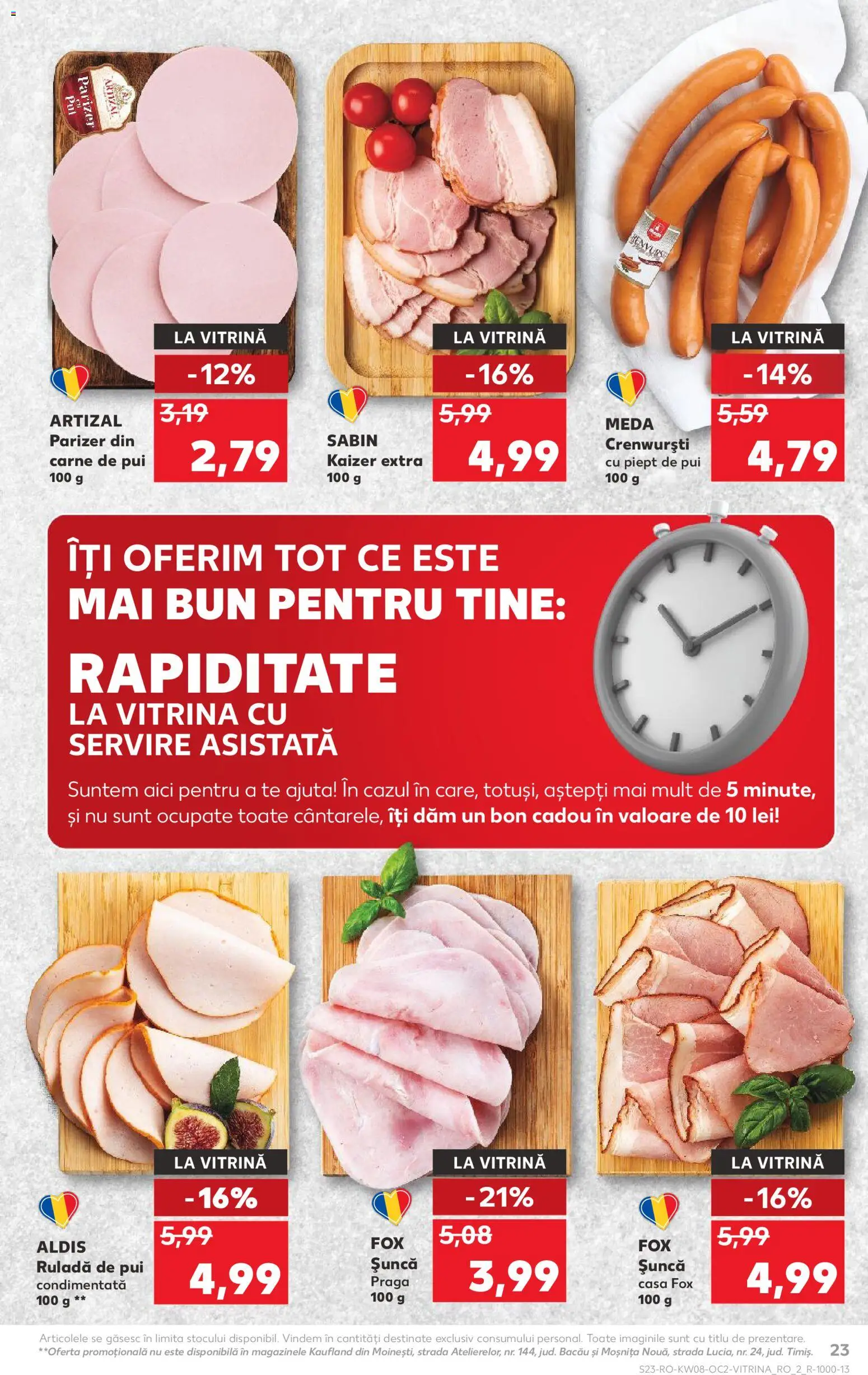 Kaufland RO akciós ujság - amely érvényes a következő dátumtól: 18.02.2026 | Oldal: 23