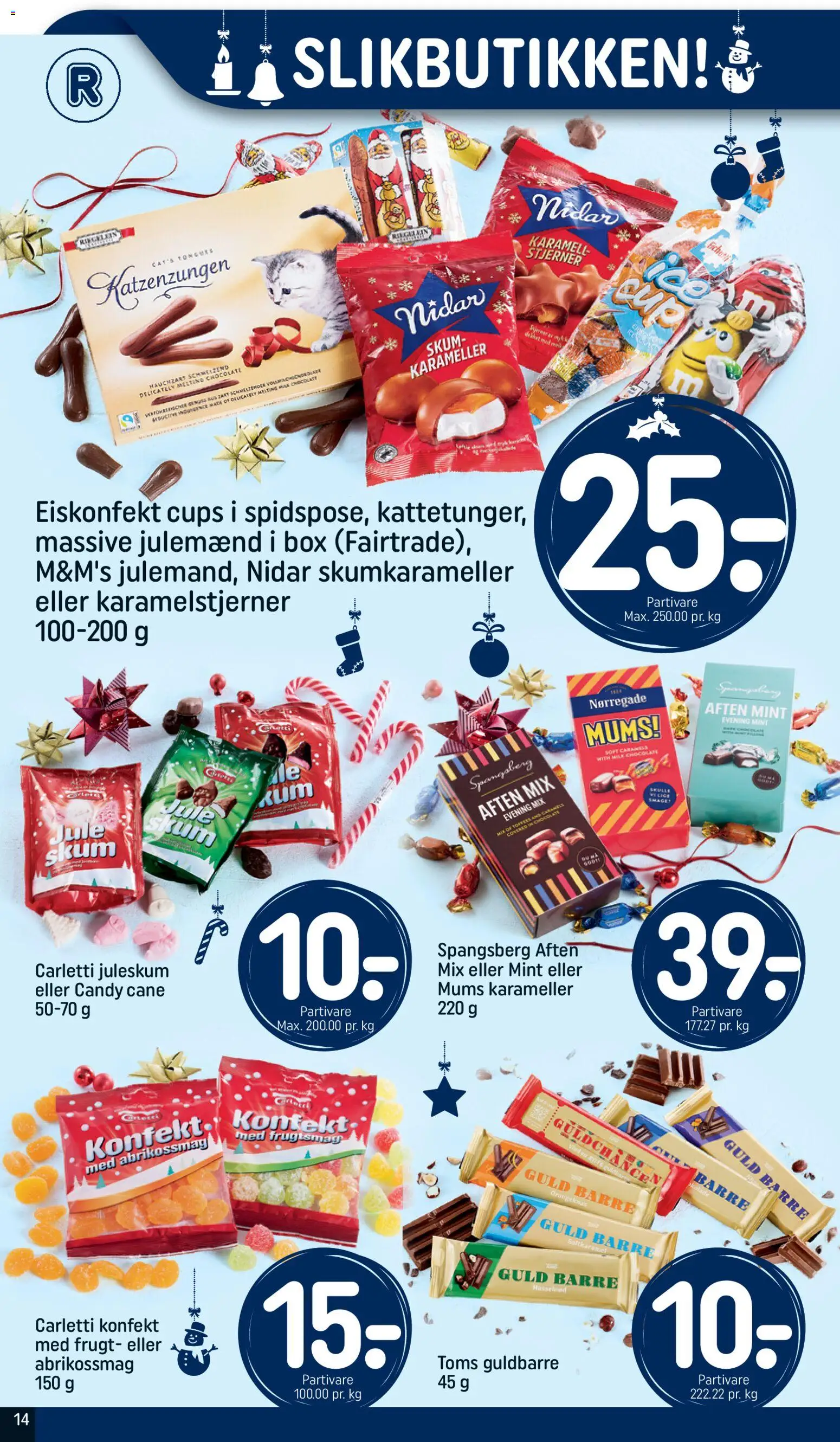 Rema 1000 tilbudsavis – gyldig fra 16.11.2025 | Side: 14 | Produkter: Karameller
