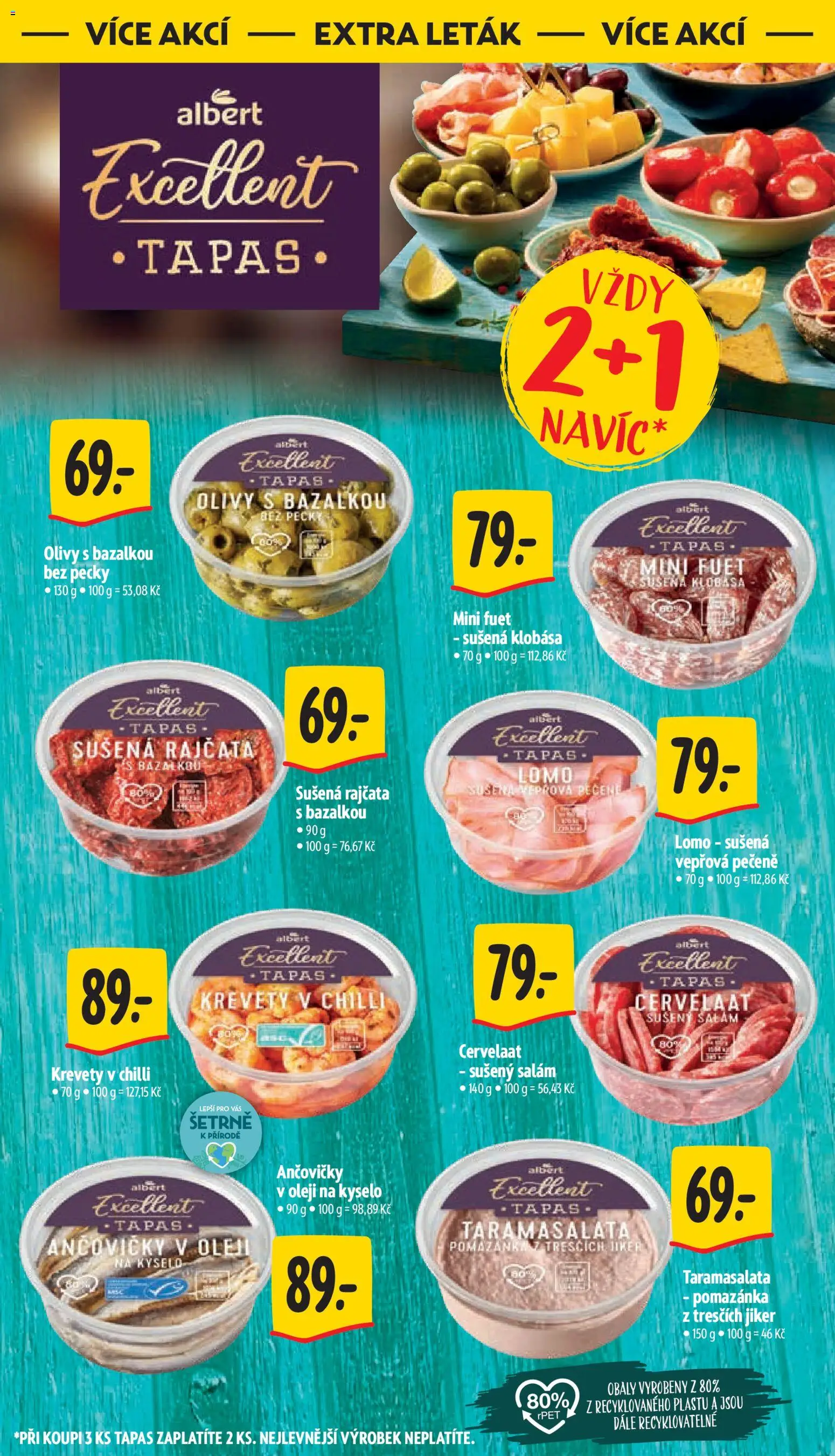 Albert leták - Supermarket od 10.12.2025 | Strana: 41 | Produkty: Tapas, Rajčata, Fuet, Sušená rajčata