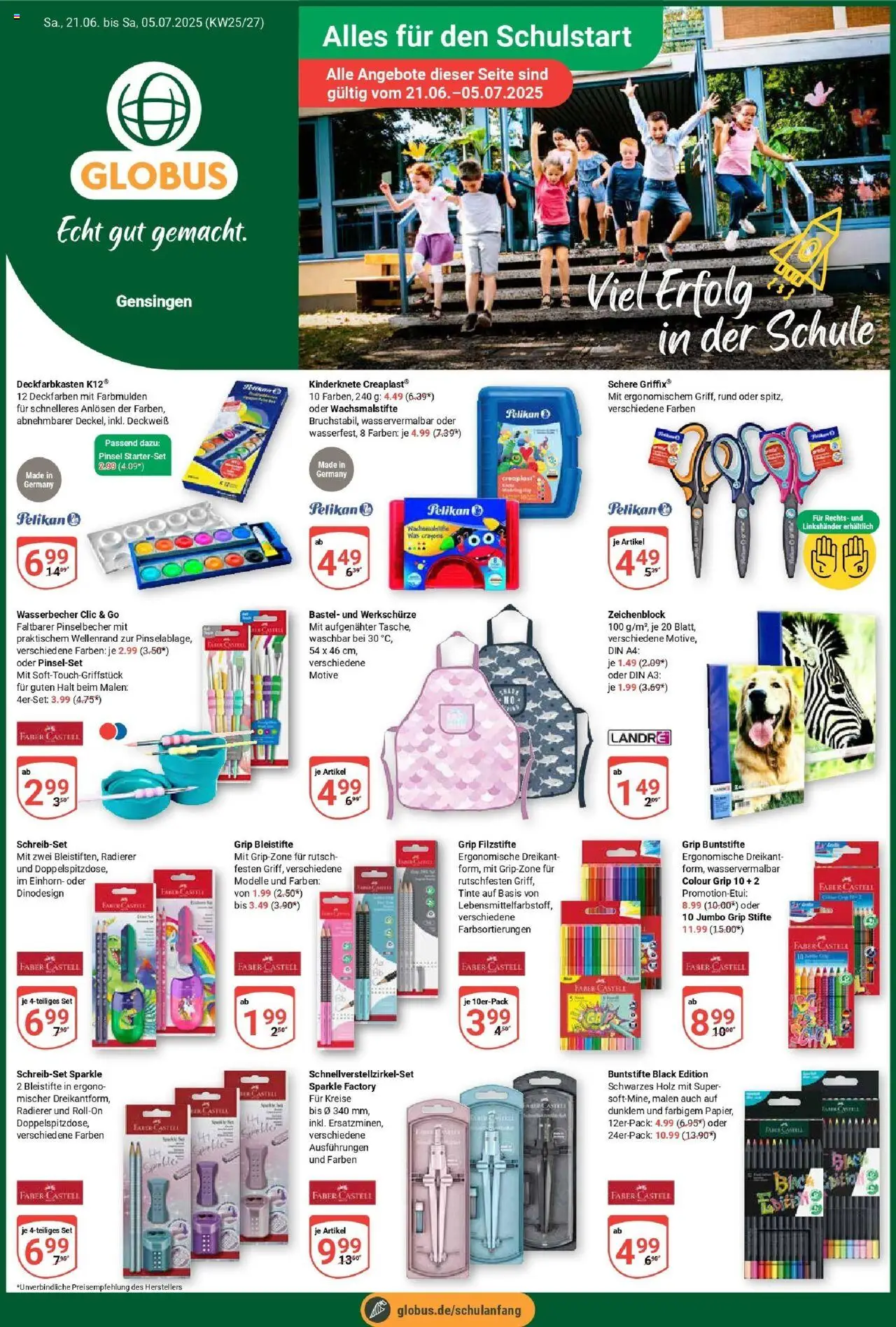Globus prospekt Gensingen	 - gültig ab dem 29.06.2025 | Seite: 1 | Produkte: Pinsel