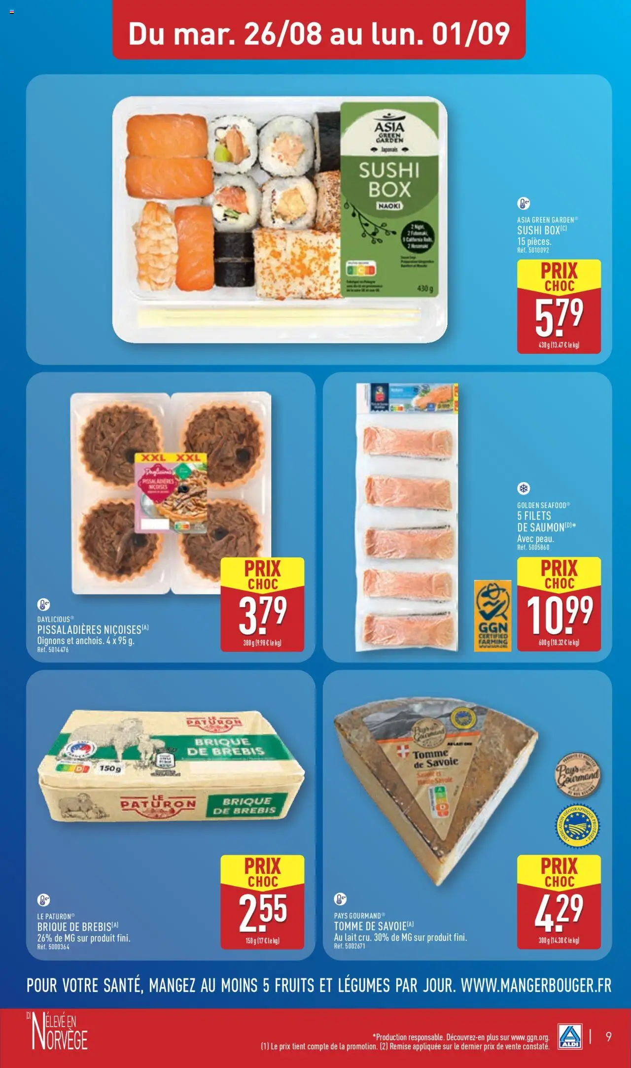  | Page: 12 | Produits: Sushi, Lait, Oignons
