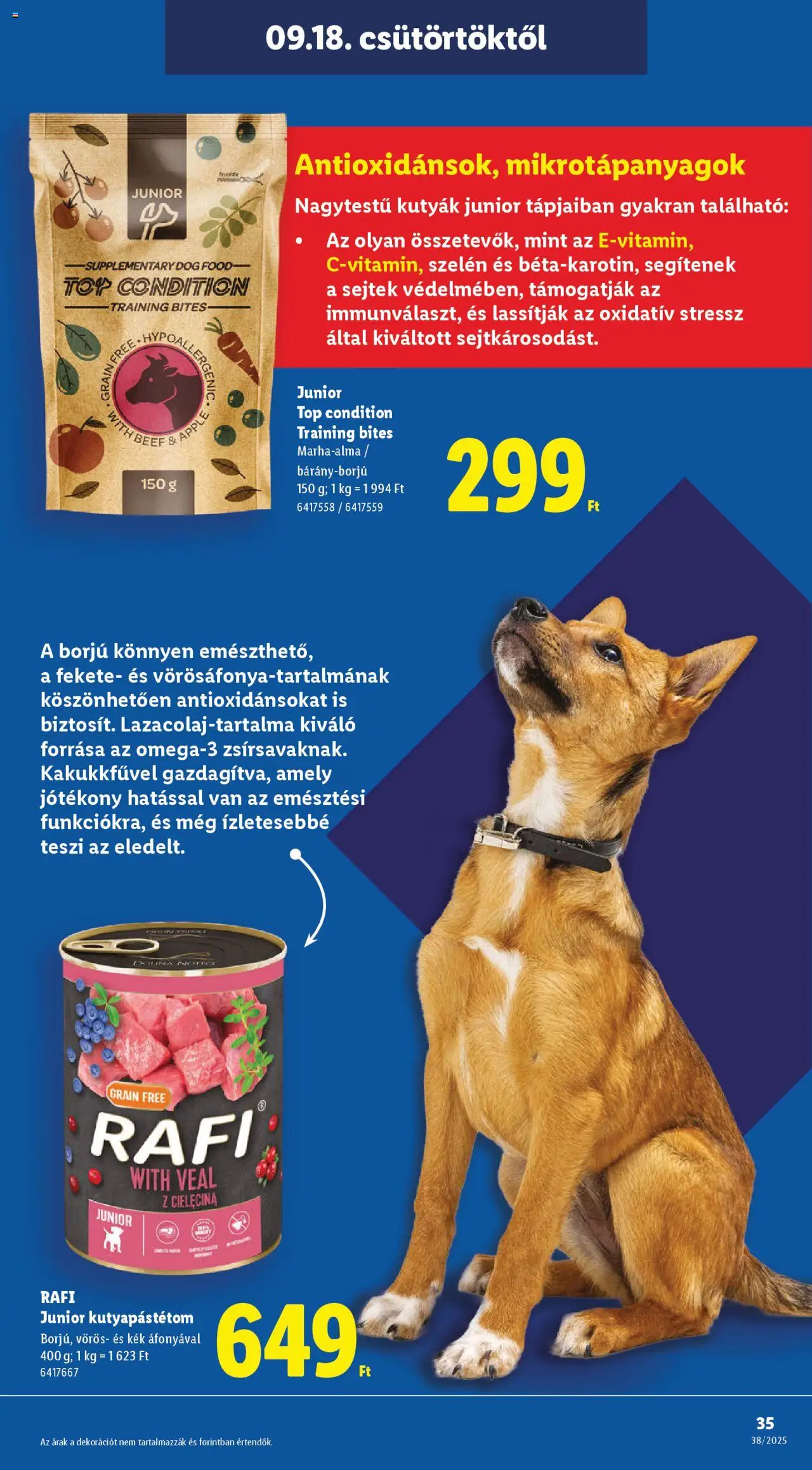 Lidl akciós ujság - amely érvényes a következő dátumtól: 18.09.2025 | Oldal: 33
